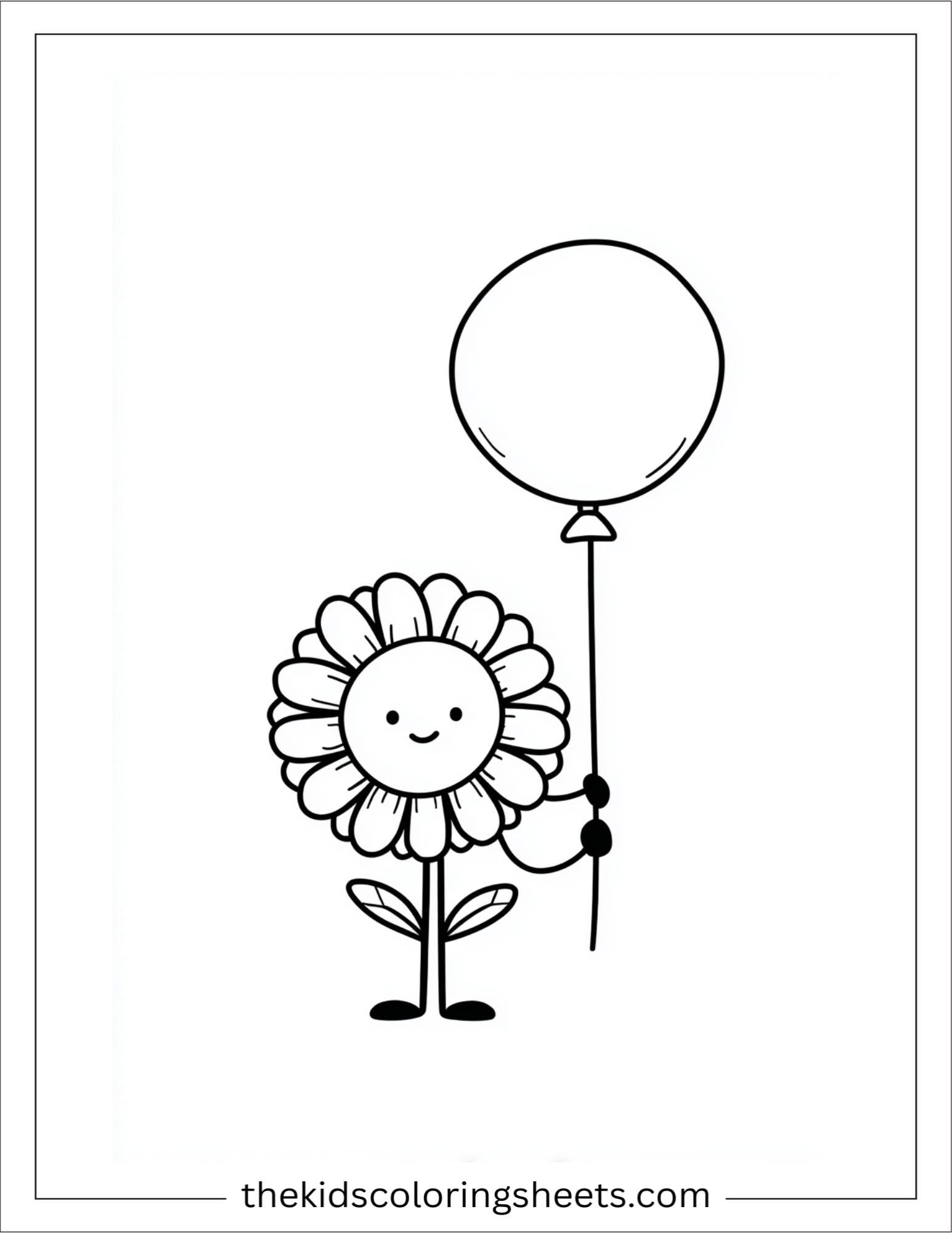 Daisy Holding a Balloon