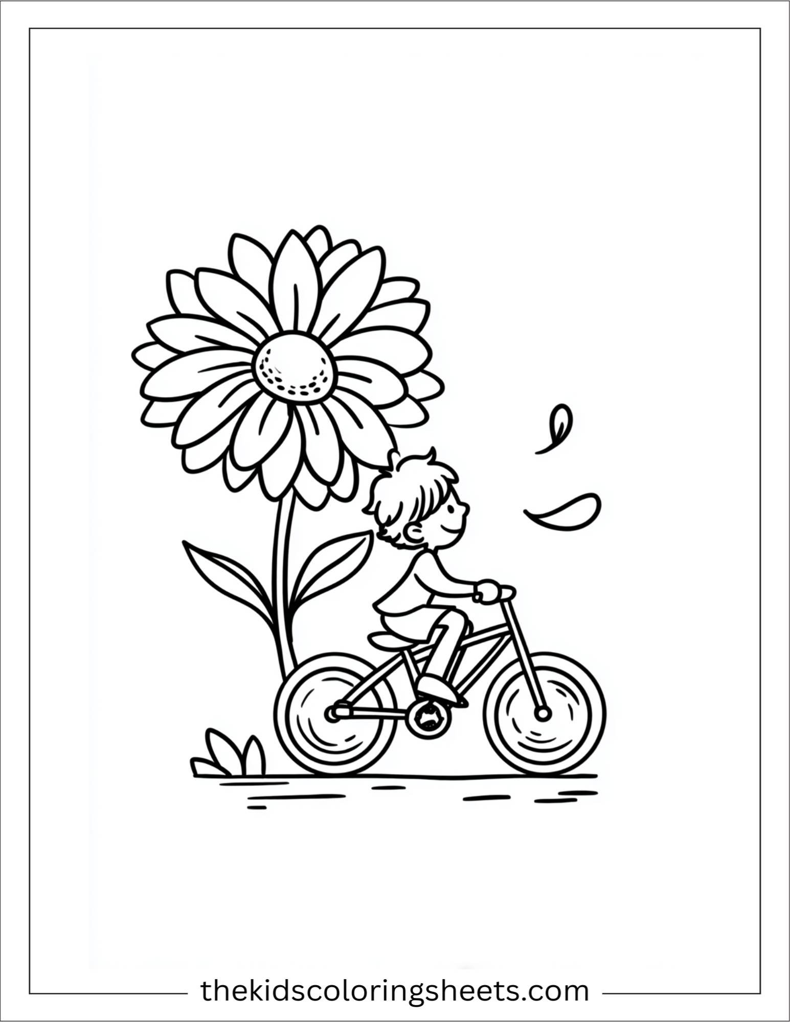 Daisy on a Bicycle
