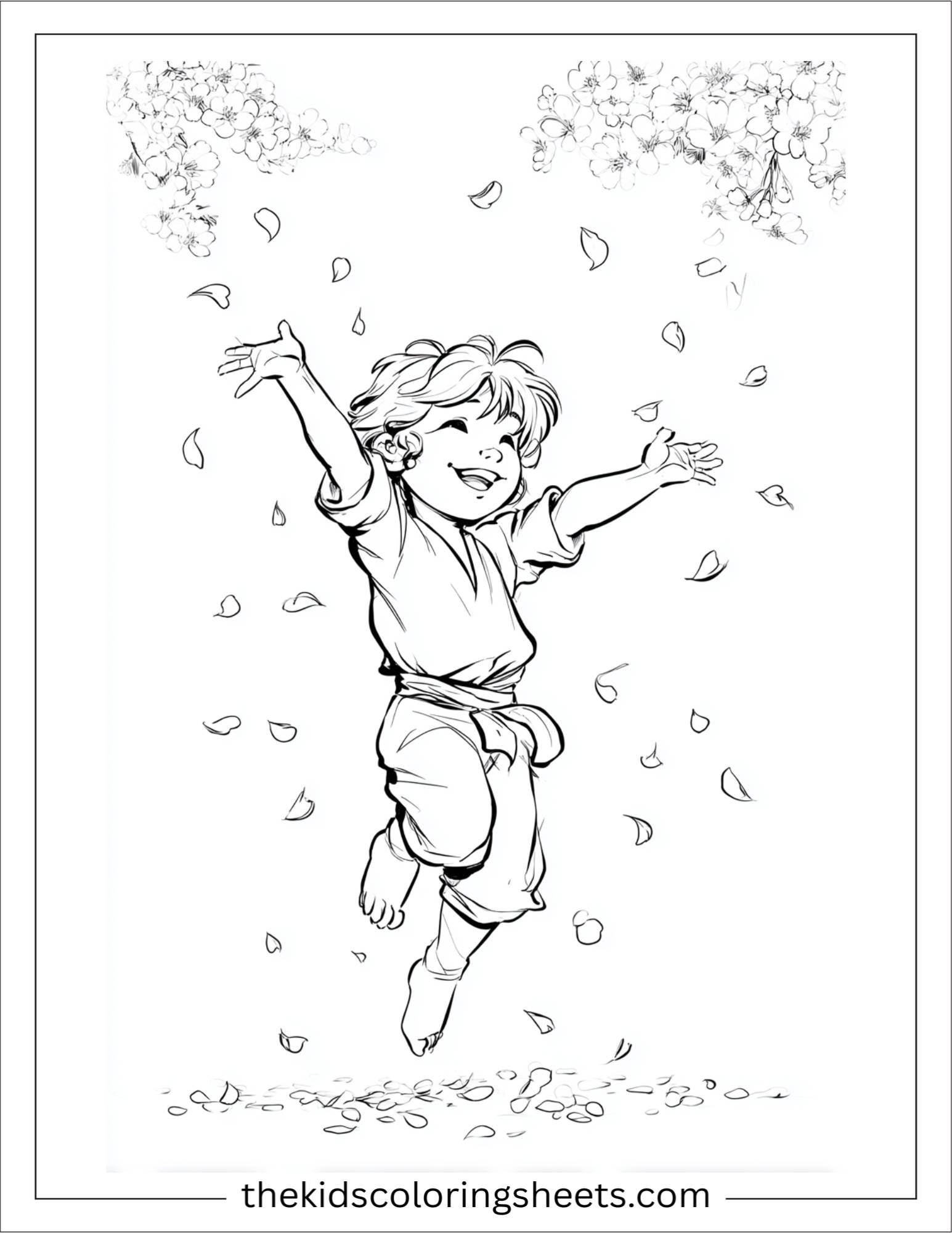 Dancing in Petal Rain