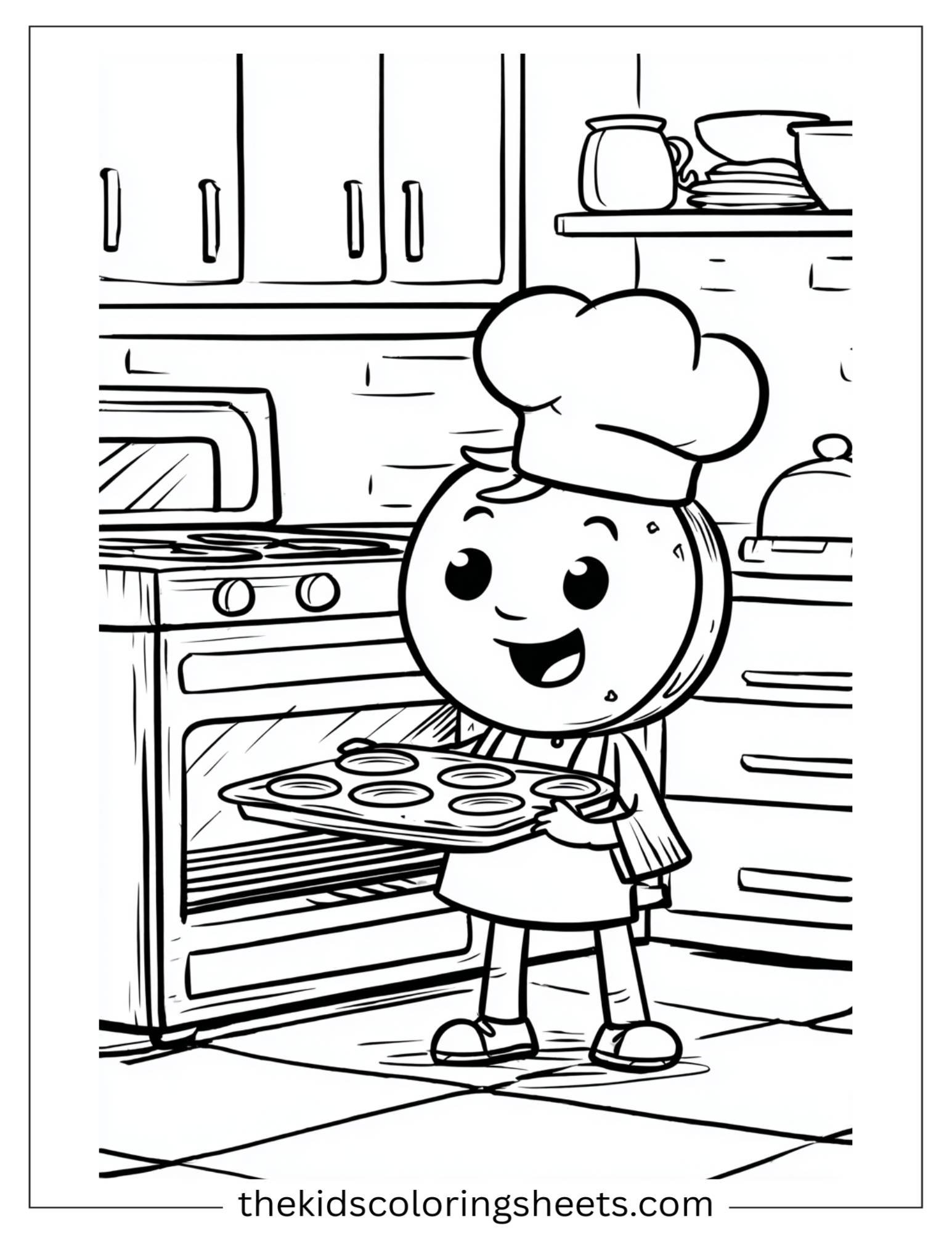 Donut baking cookies