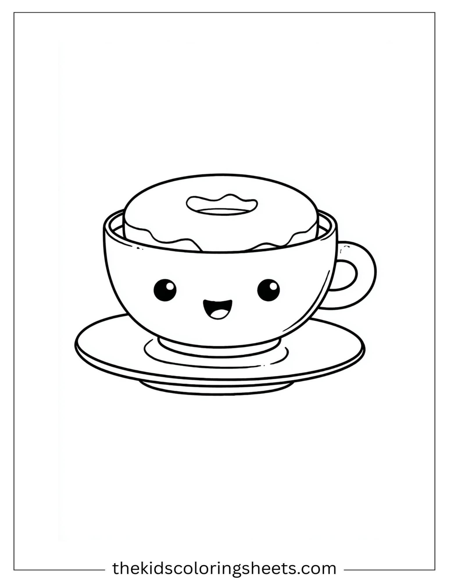 Donut in a teacup