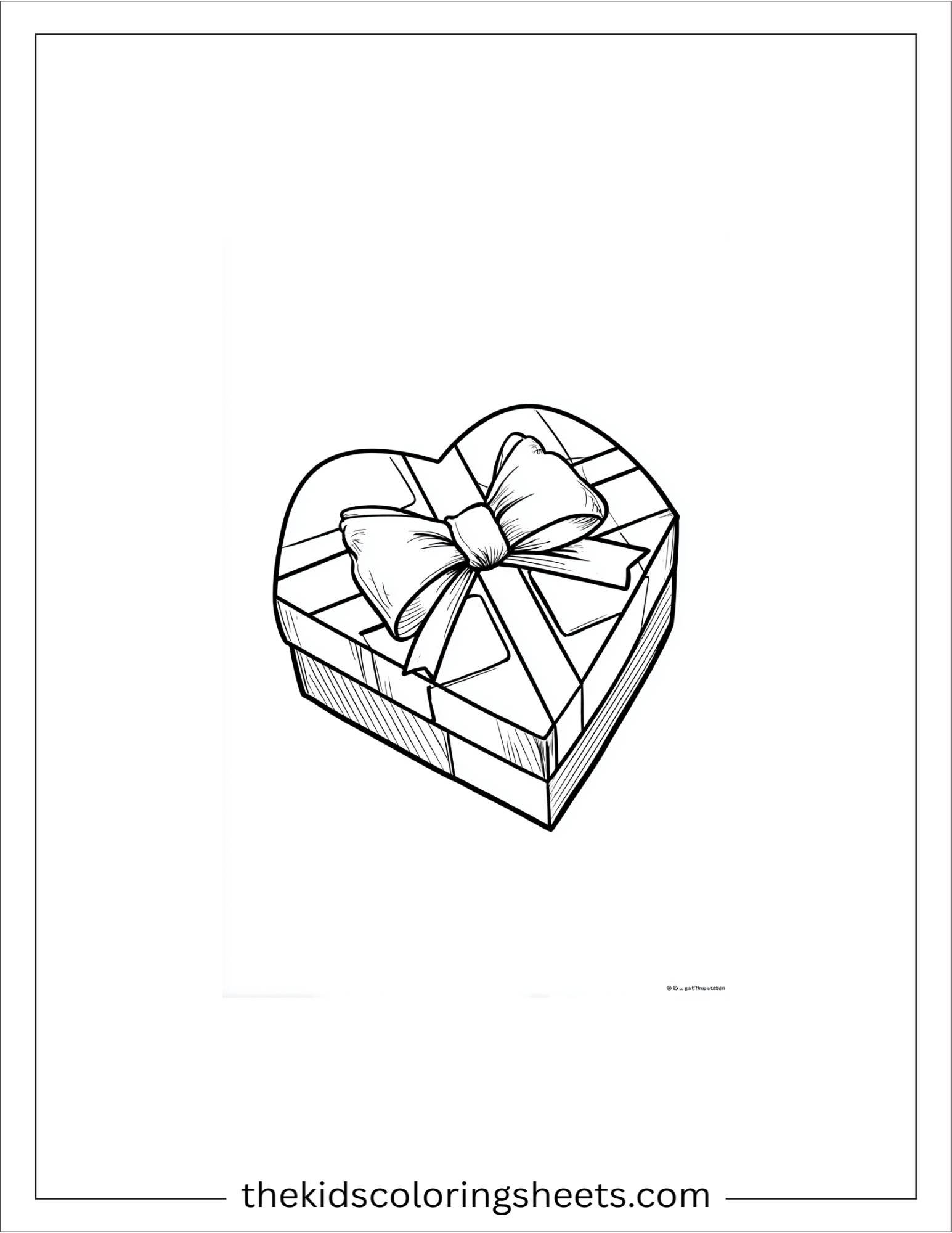 February chocolate box