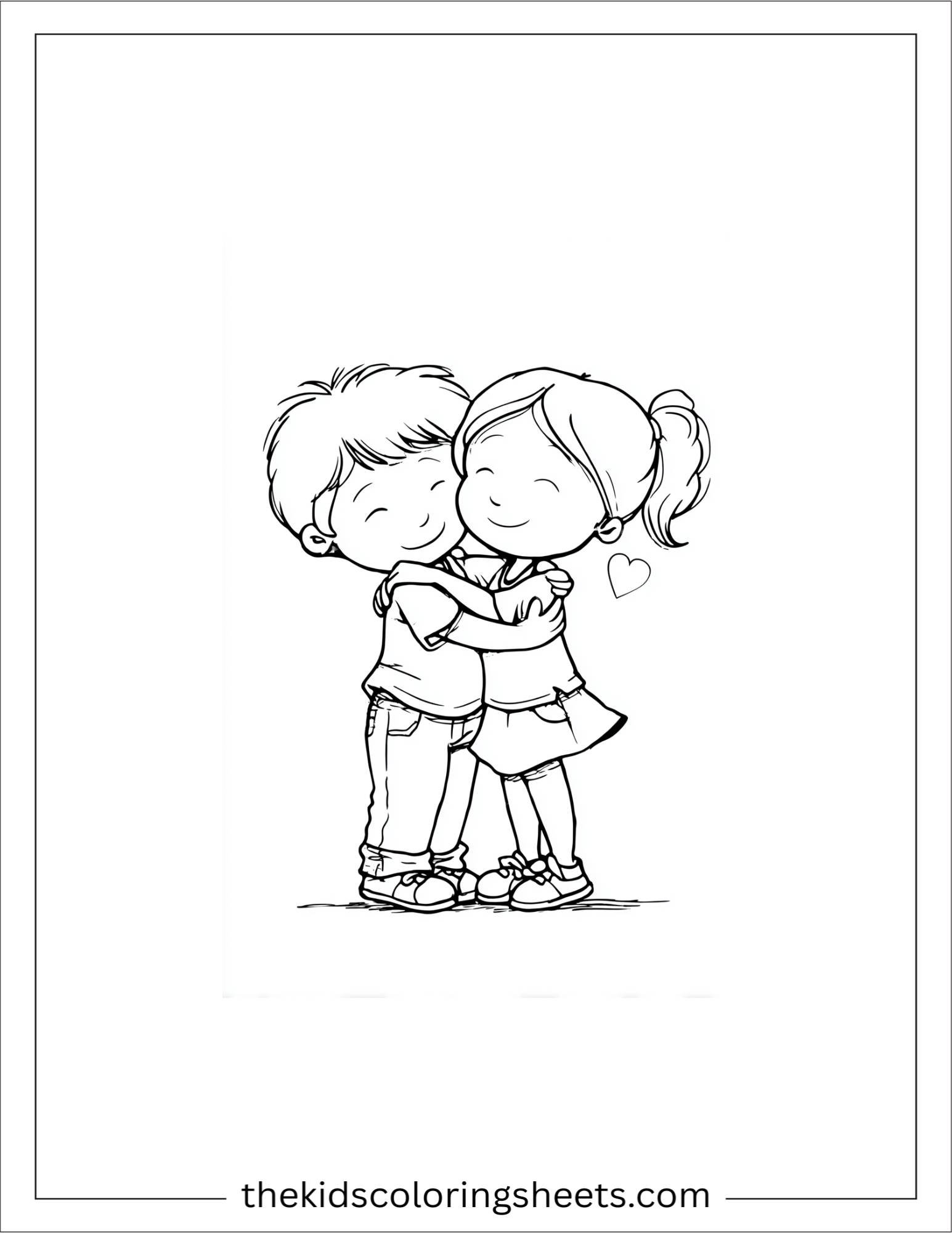 February friendship hugs