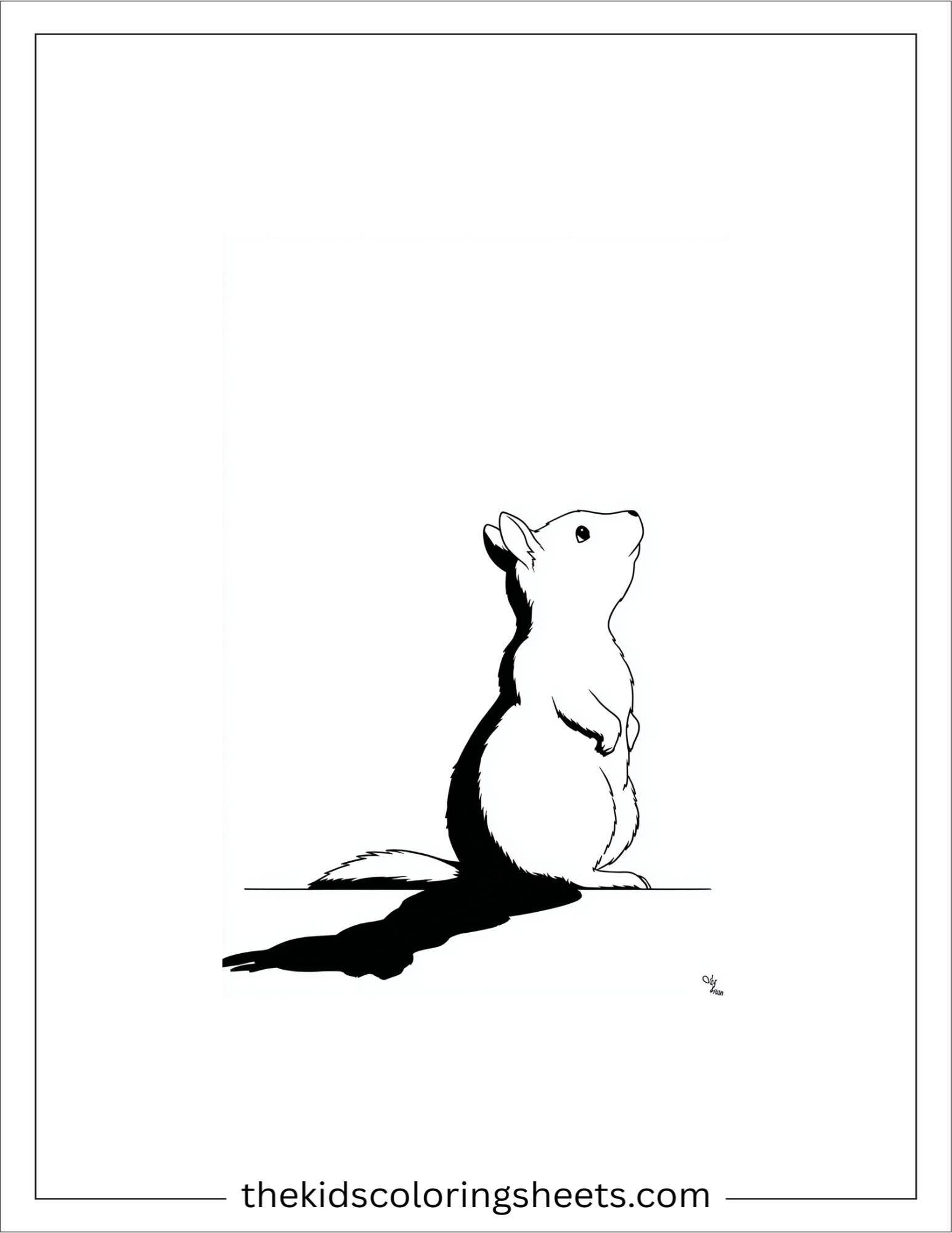 February groundhog shadow