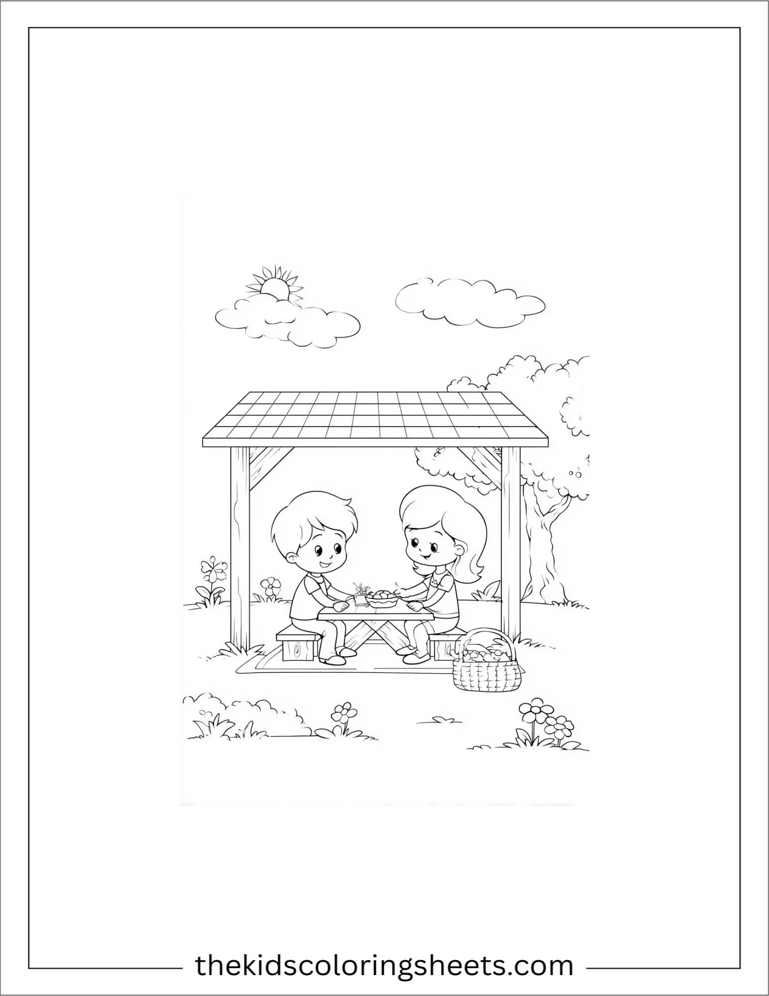 February picnic love