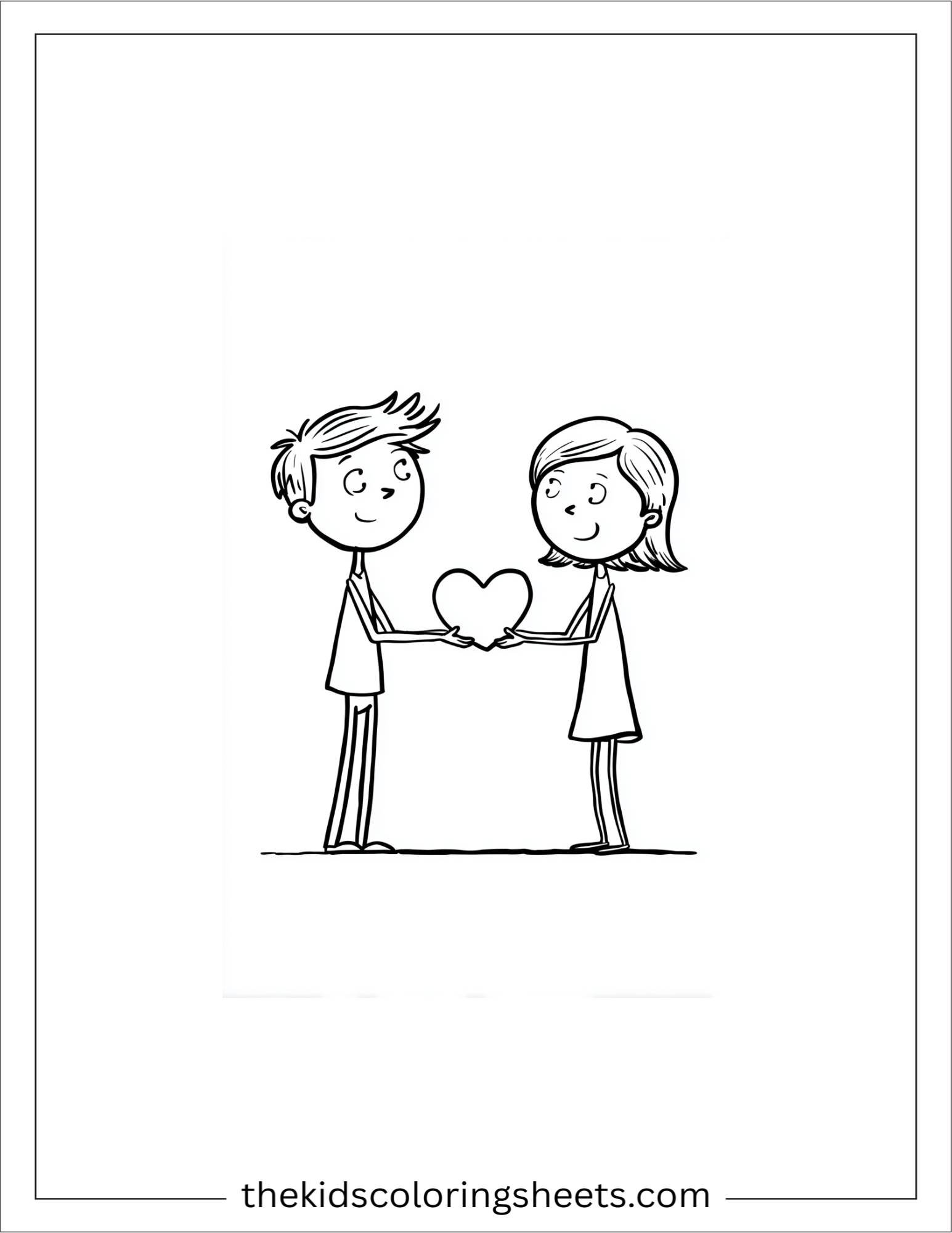 February valentine hearts