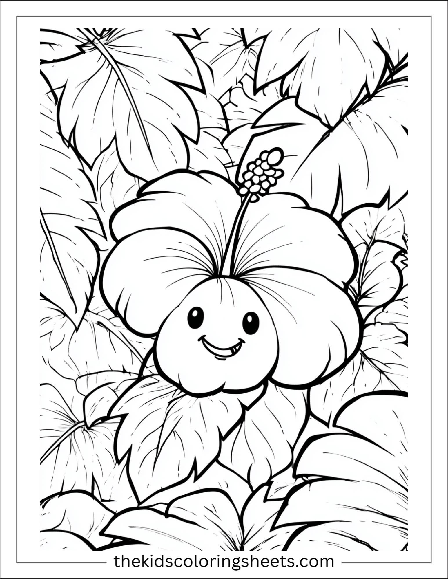 Hibiscus Playing Hide and Seek