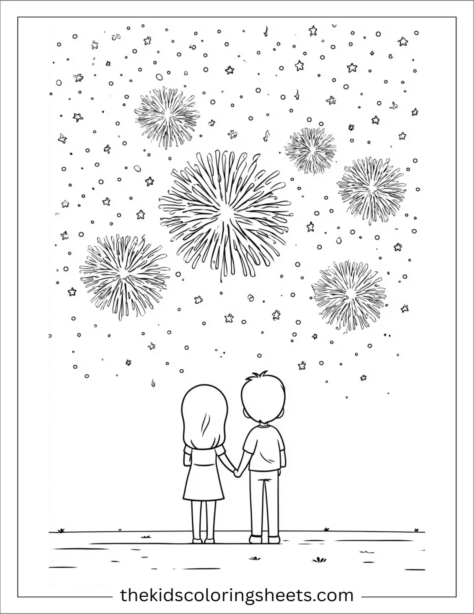 January fireworks night