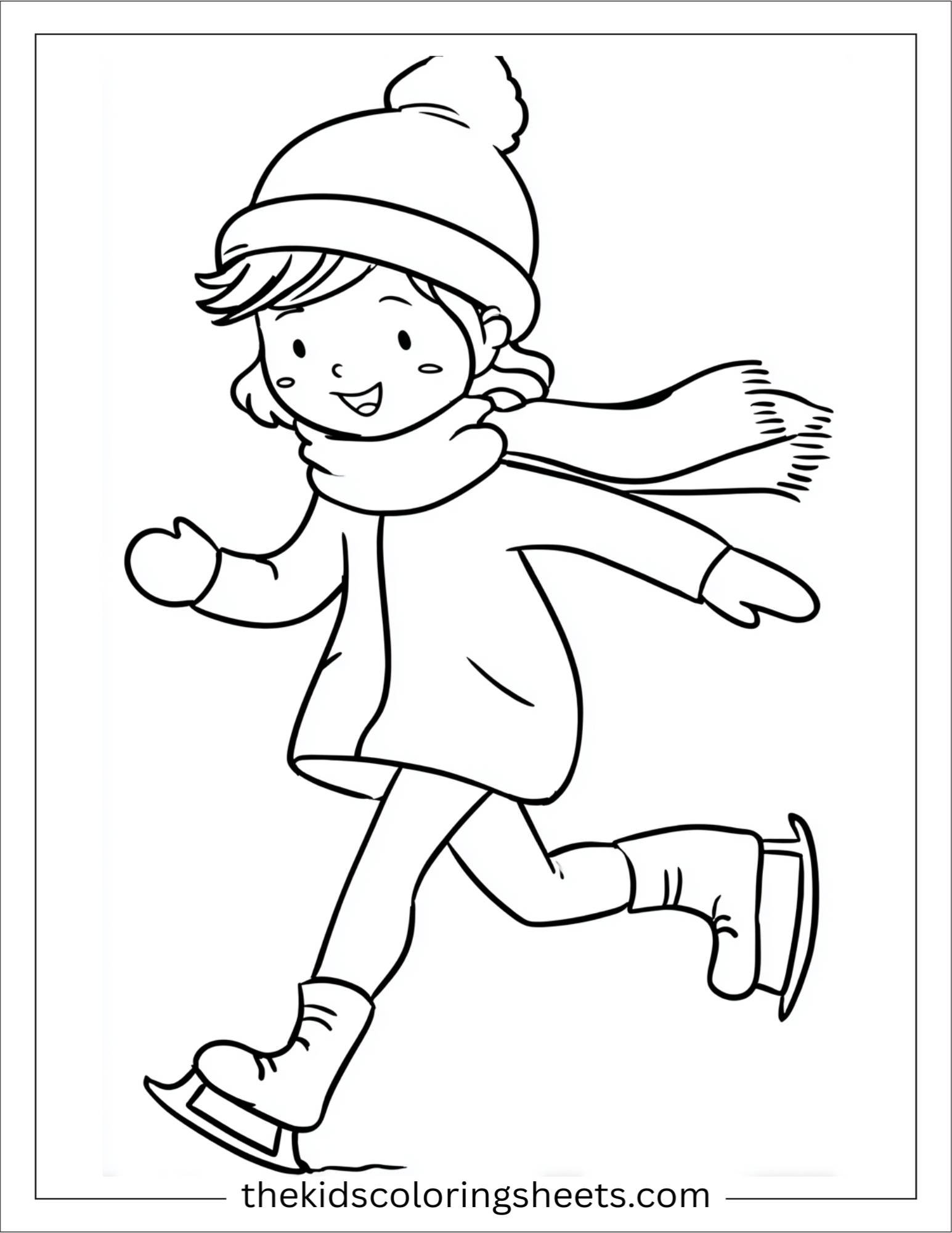 January ice skating
