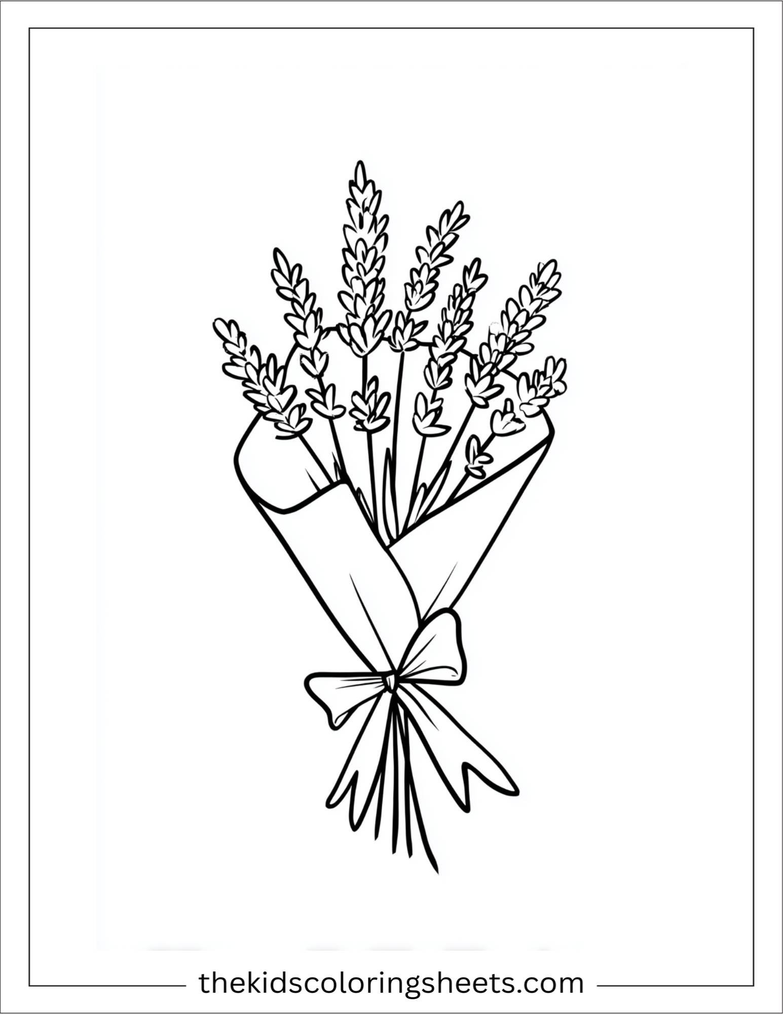 Lavender bouquet gift