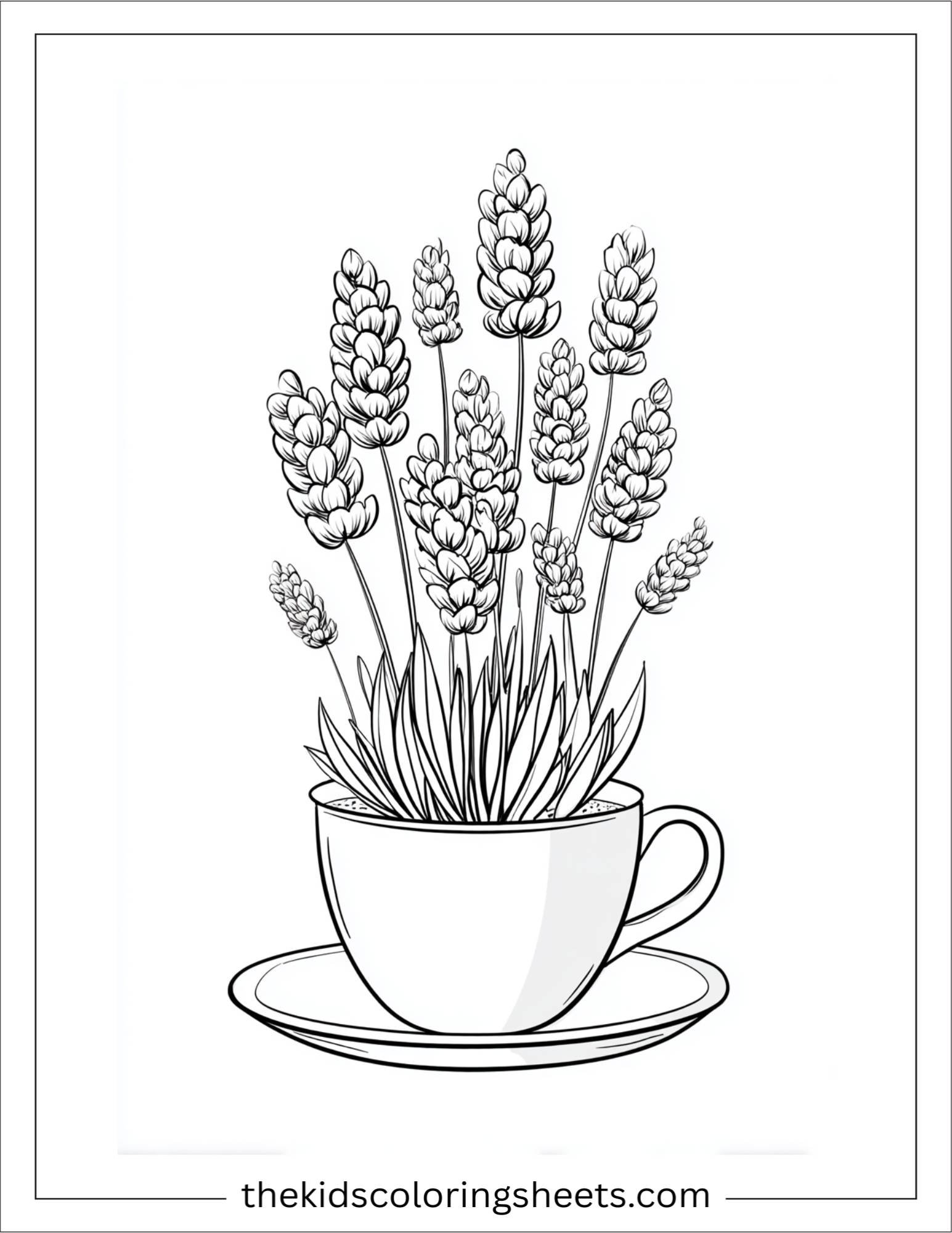 Lavender in a Teacup