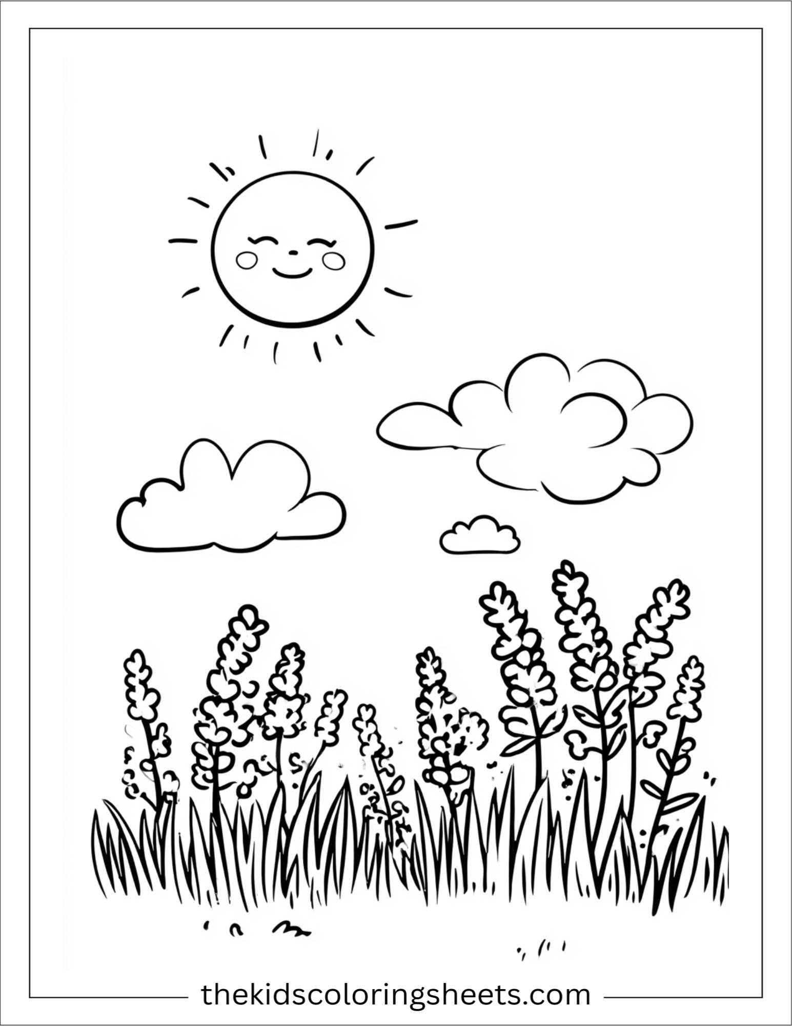 Lavender with Happy Sun