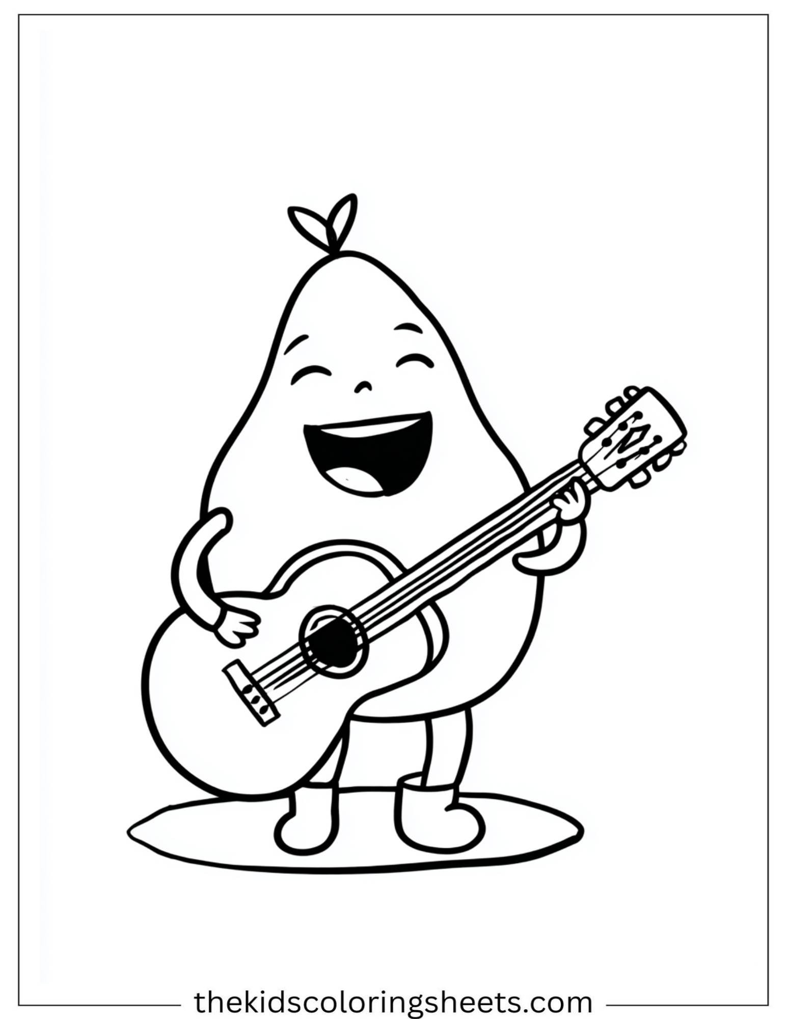 Mango Playing is Guitar