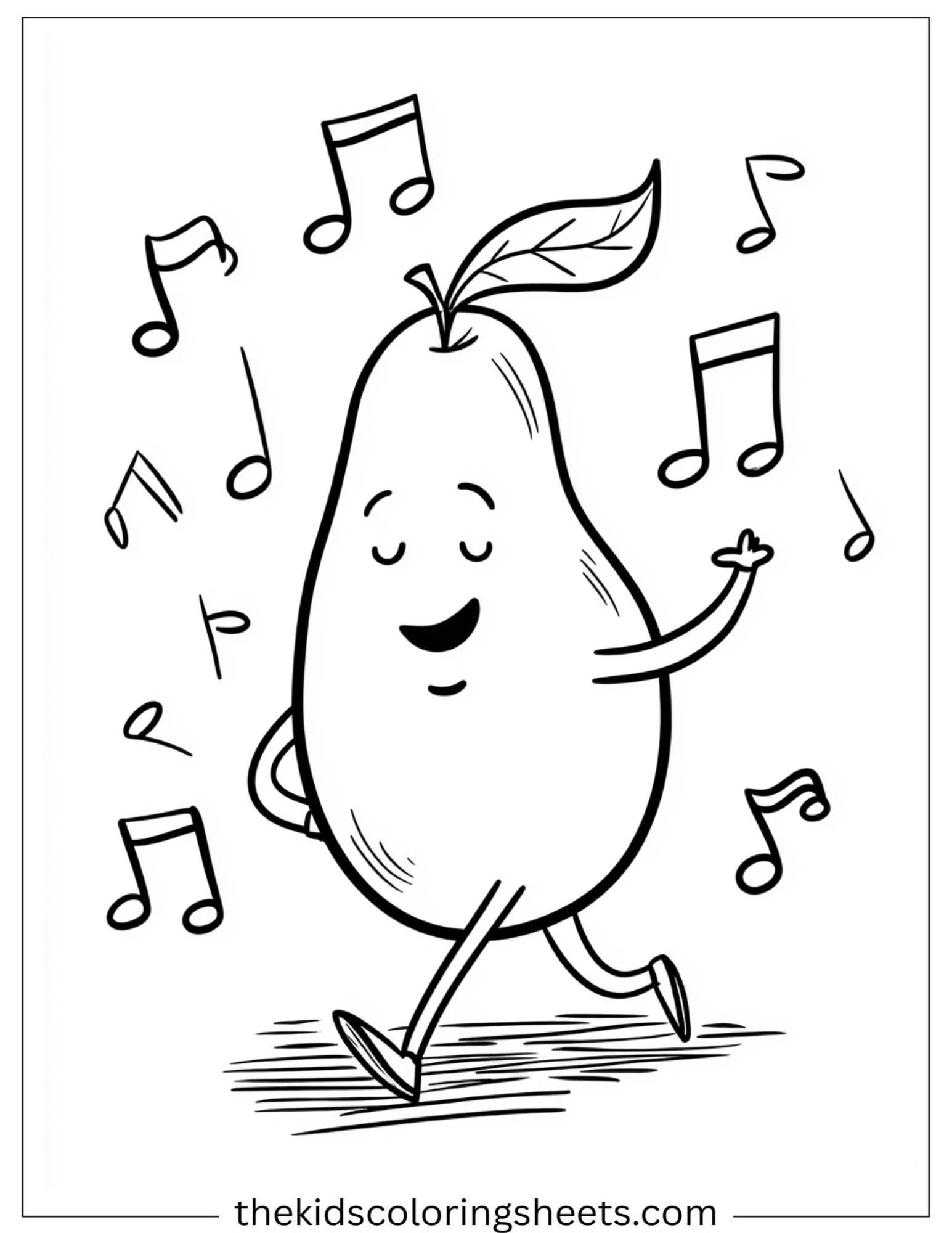 Mango dancing happily