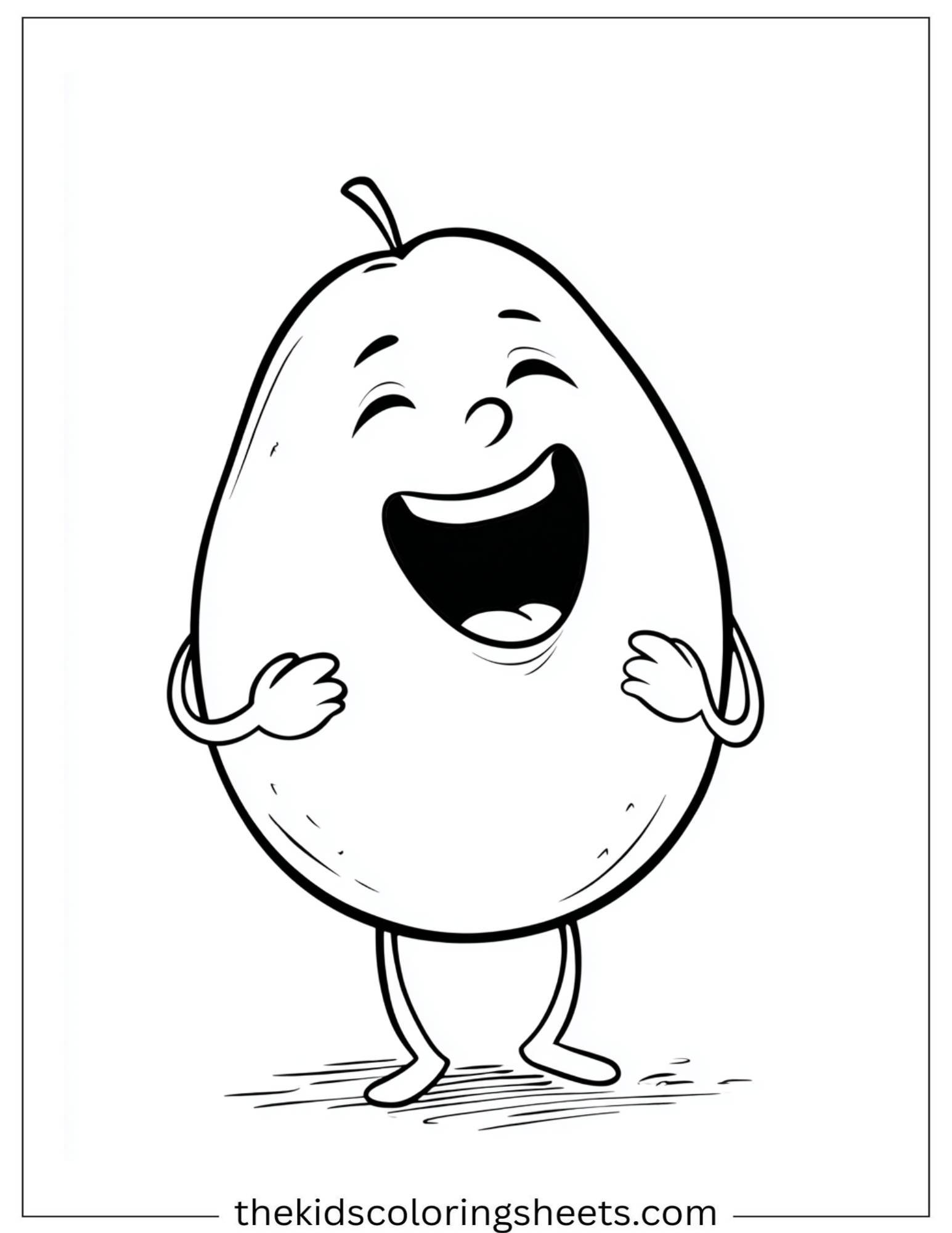 Mango laughing with joy