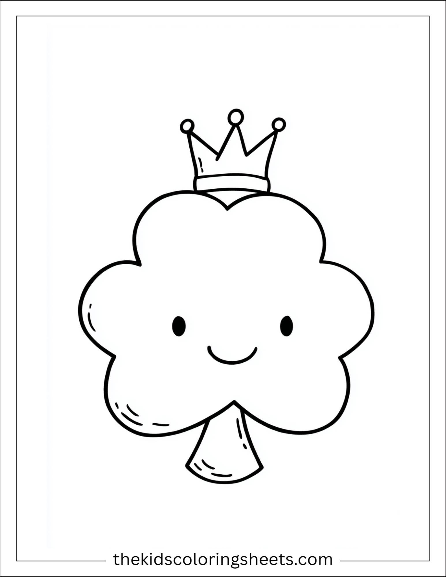 March clover crown craft