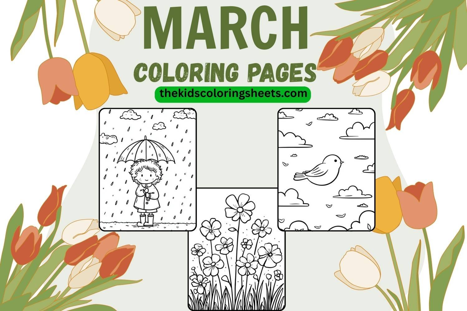 March coloring pages