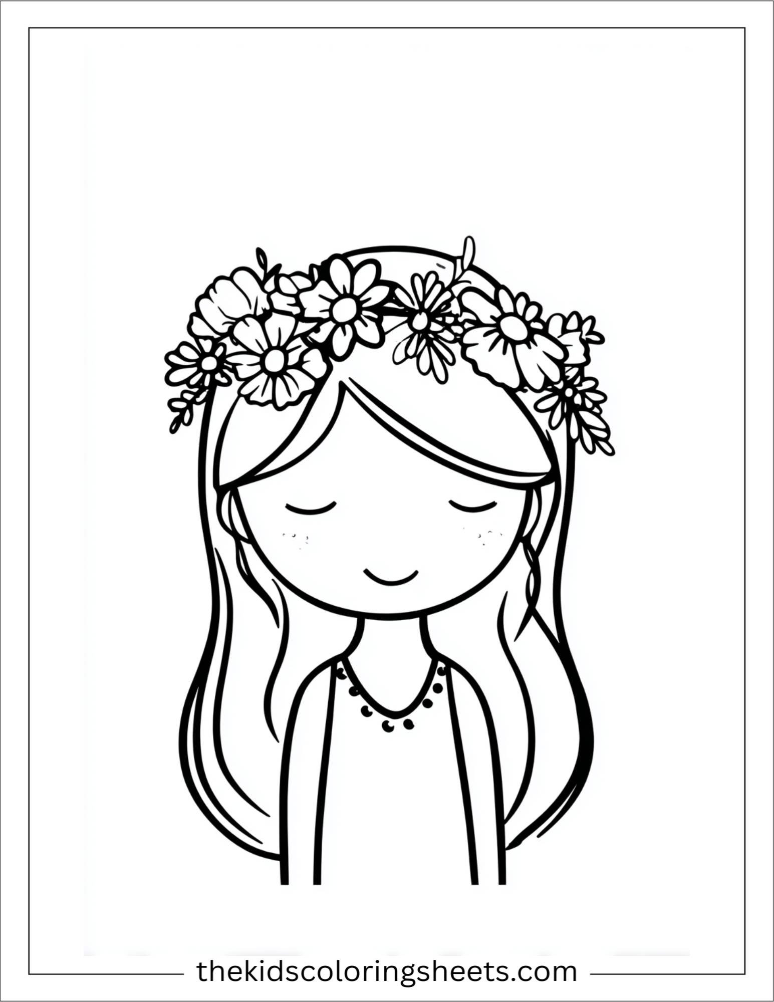 March flower crown