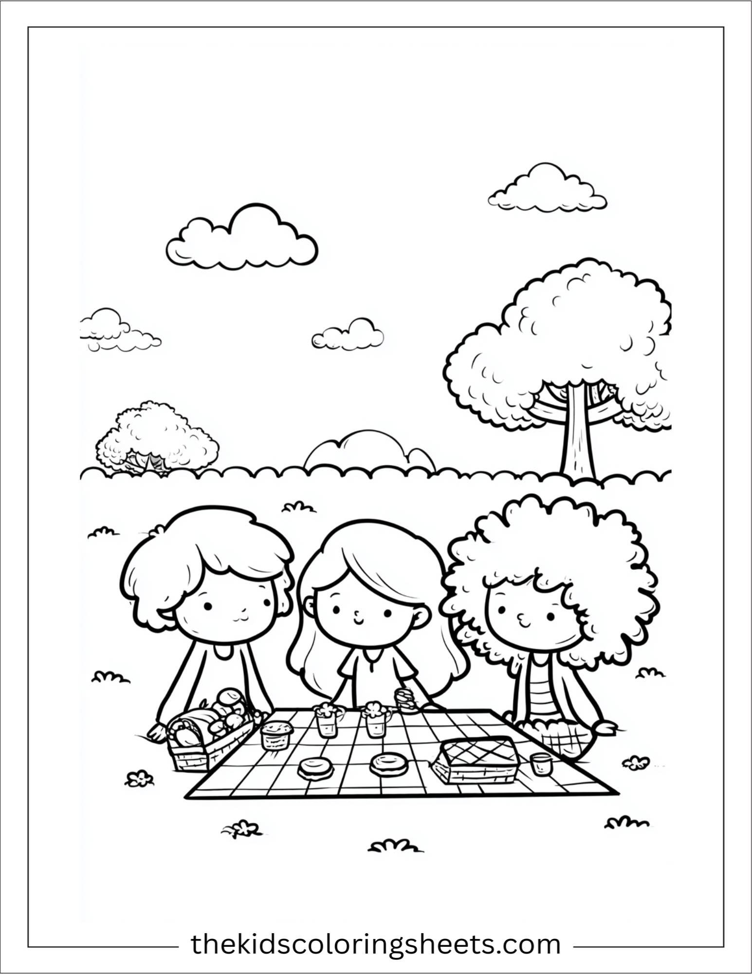 March picnic friends
