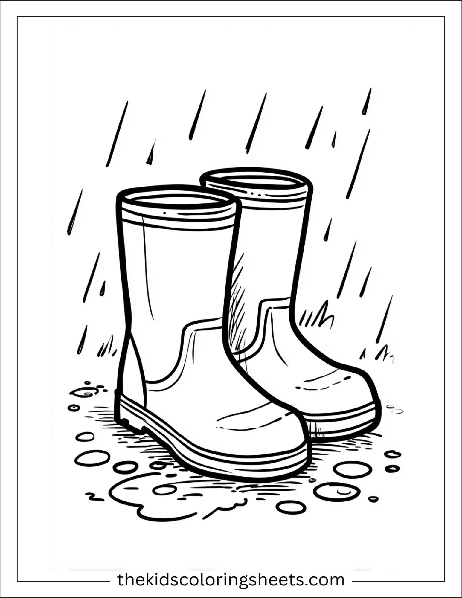 March rainy boots