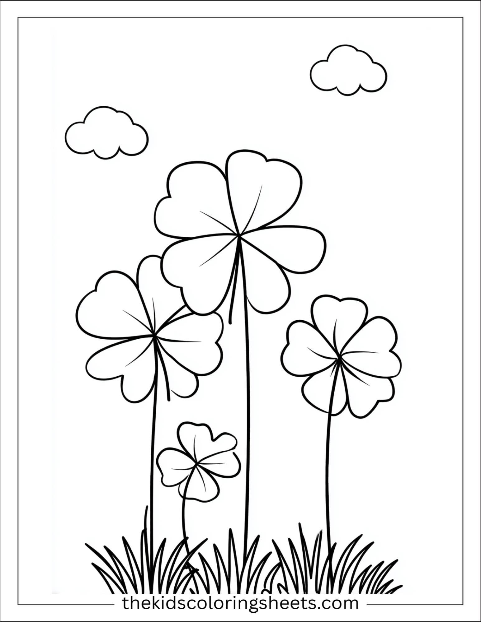 March shamrock garden