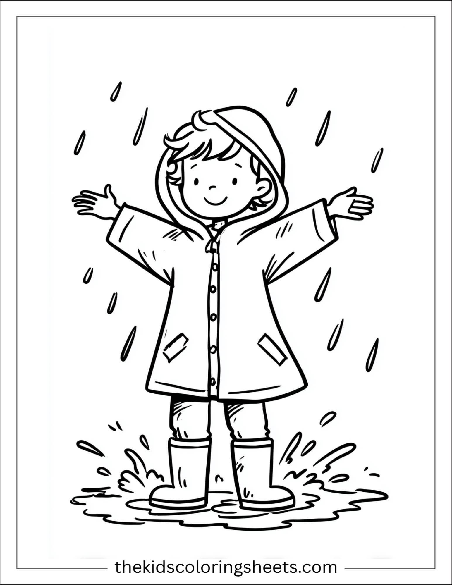 March spring raincoat