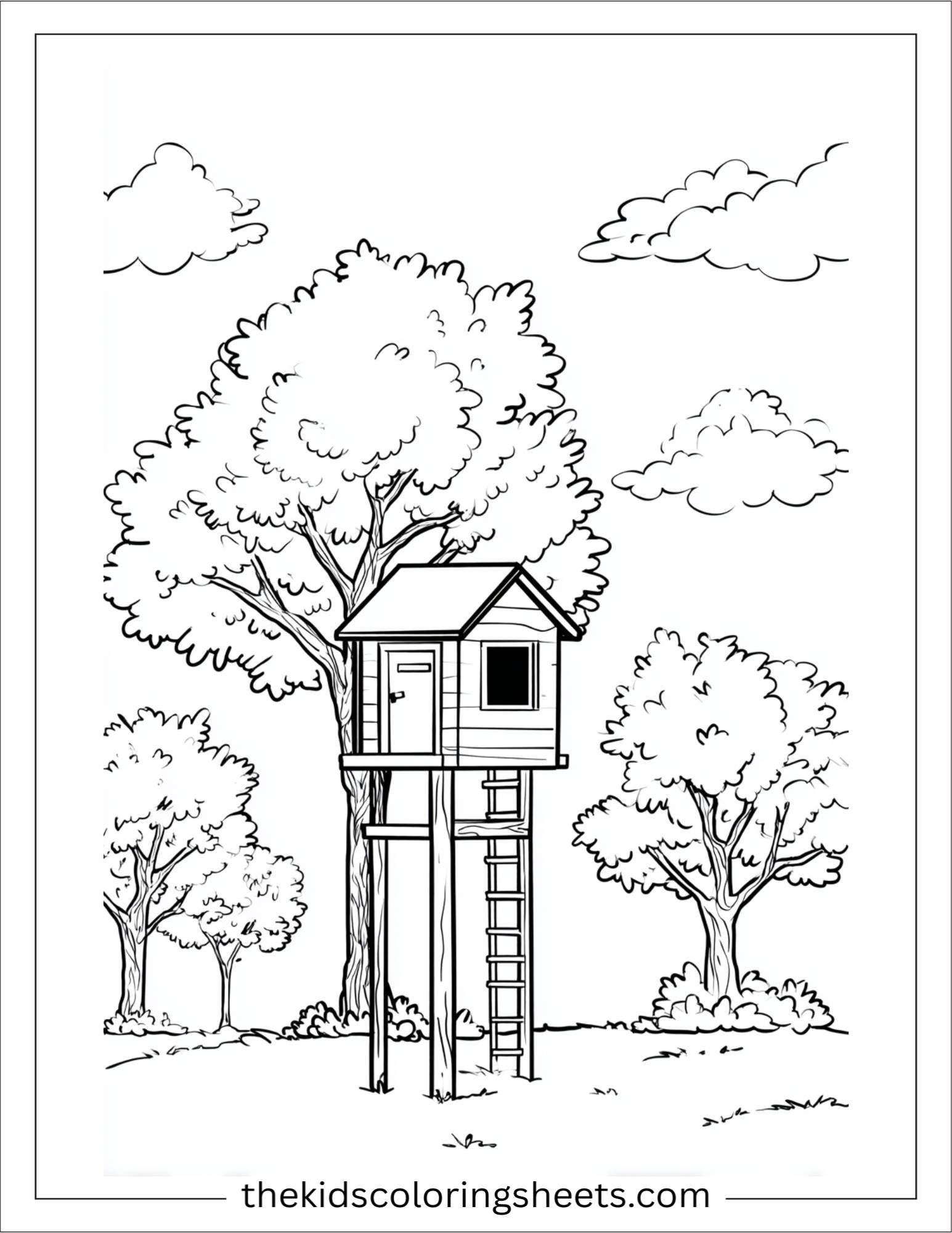 March spring treehouse