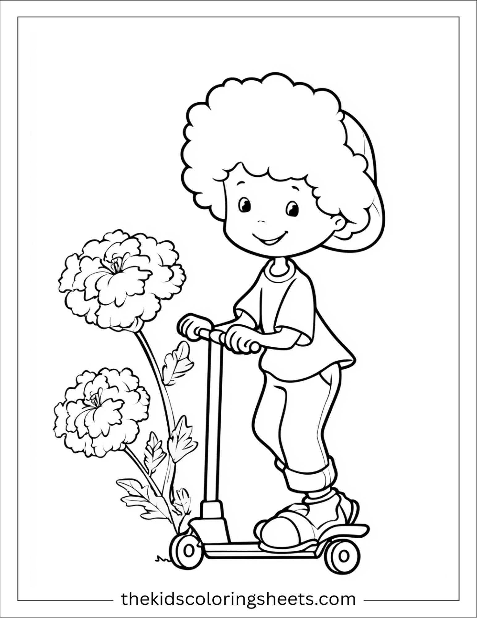 Marigold riding scooter