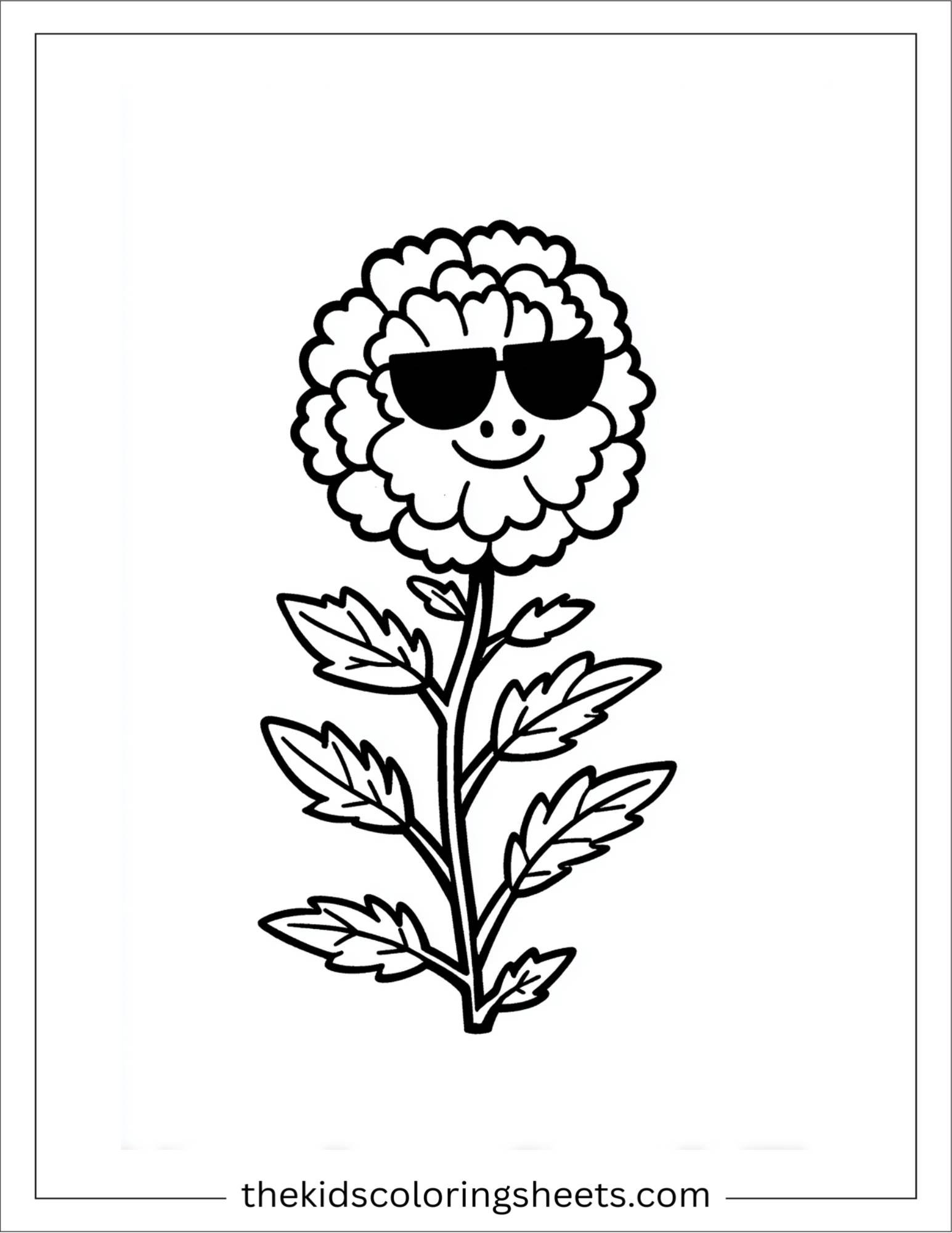 Marigold with sunglasses