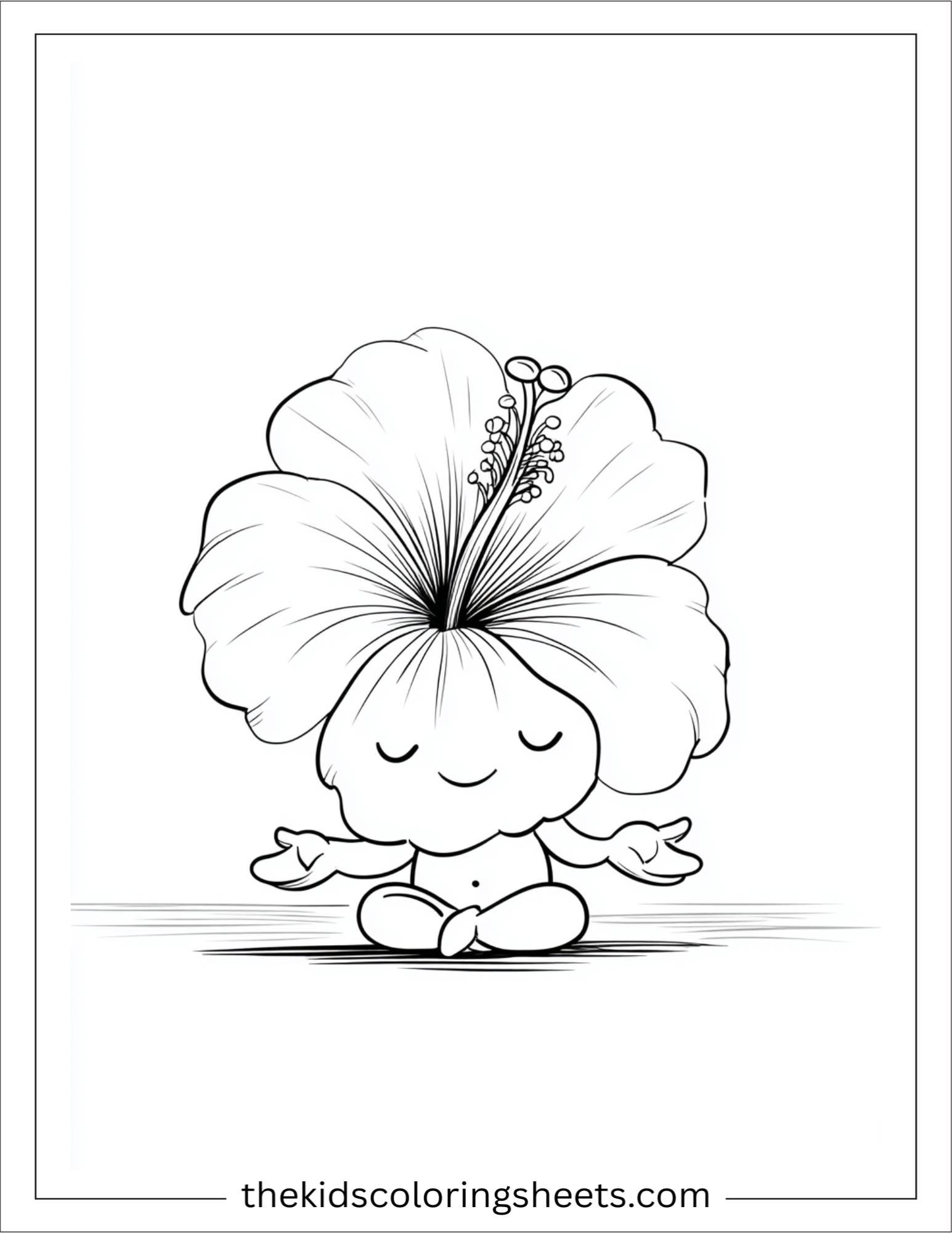 Meditating Hibiscus