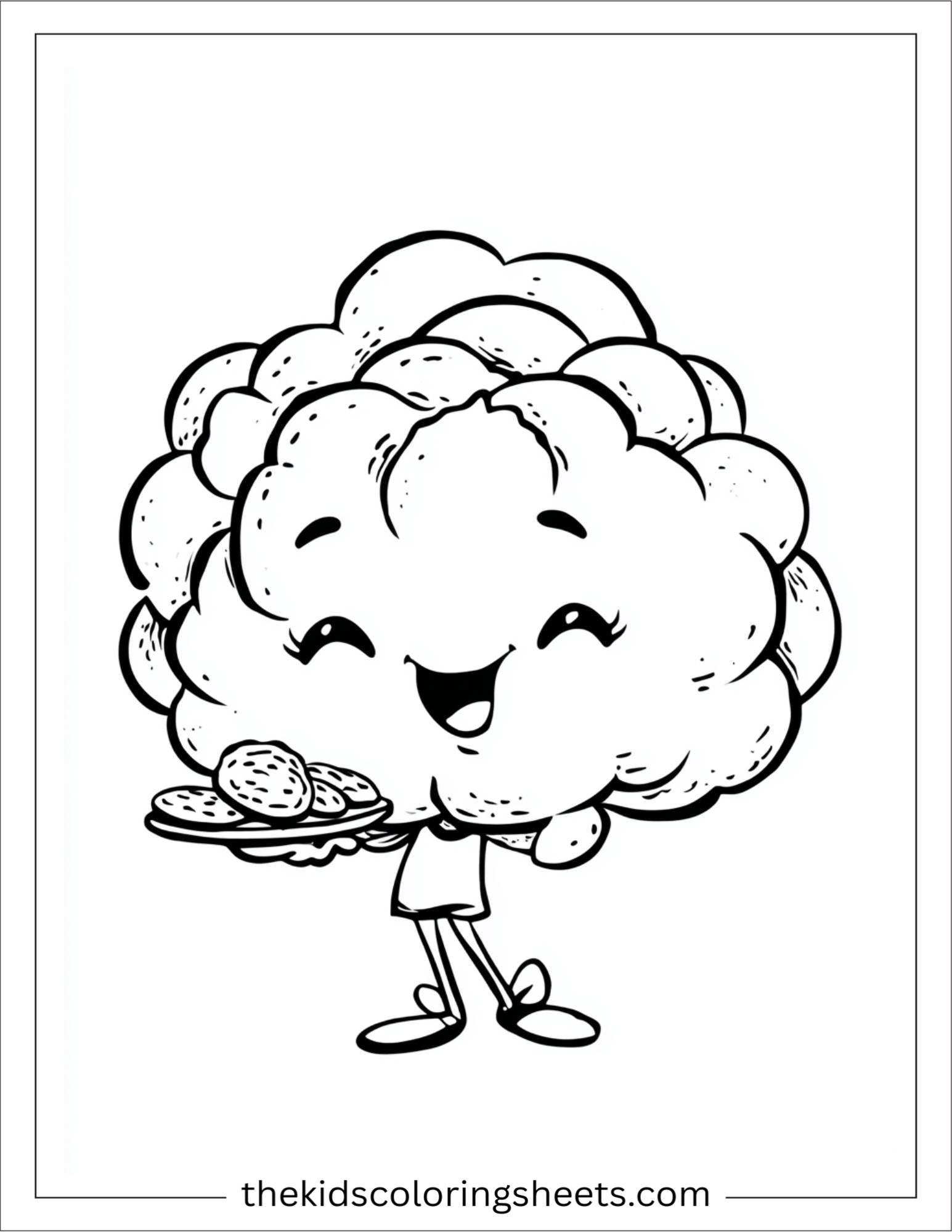 Peony baking cookies