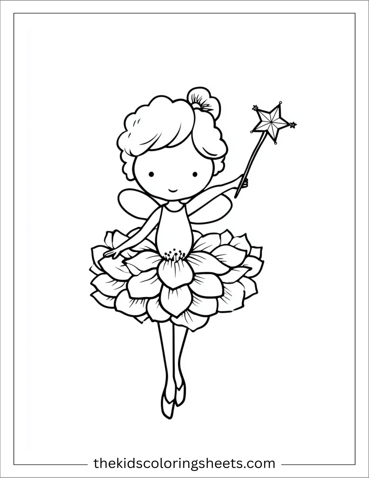 Peony holding star wand