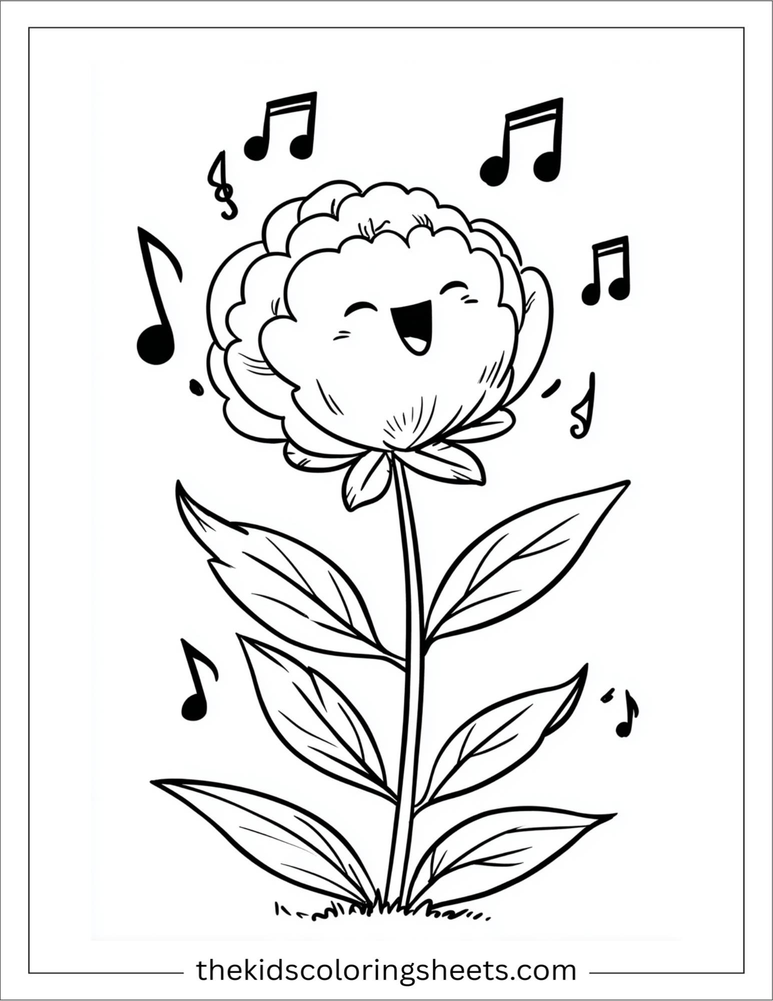 Peony singing a song