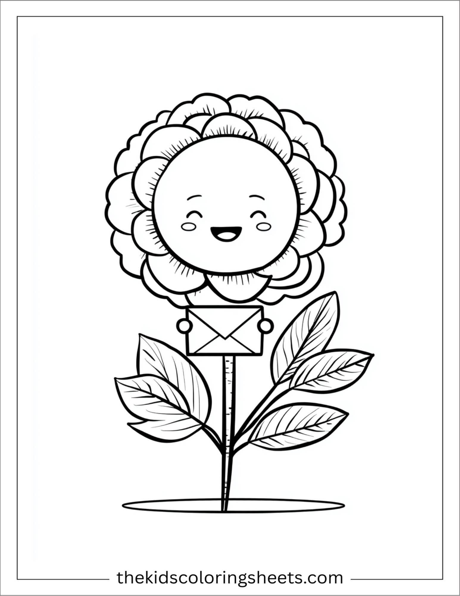 Peony writing a letter