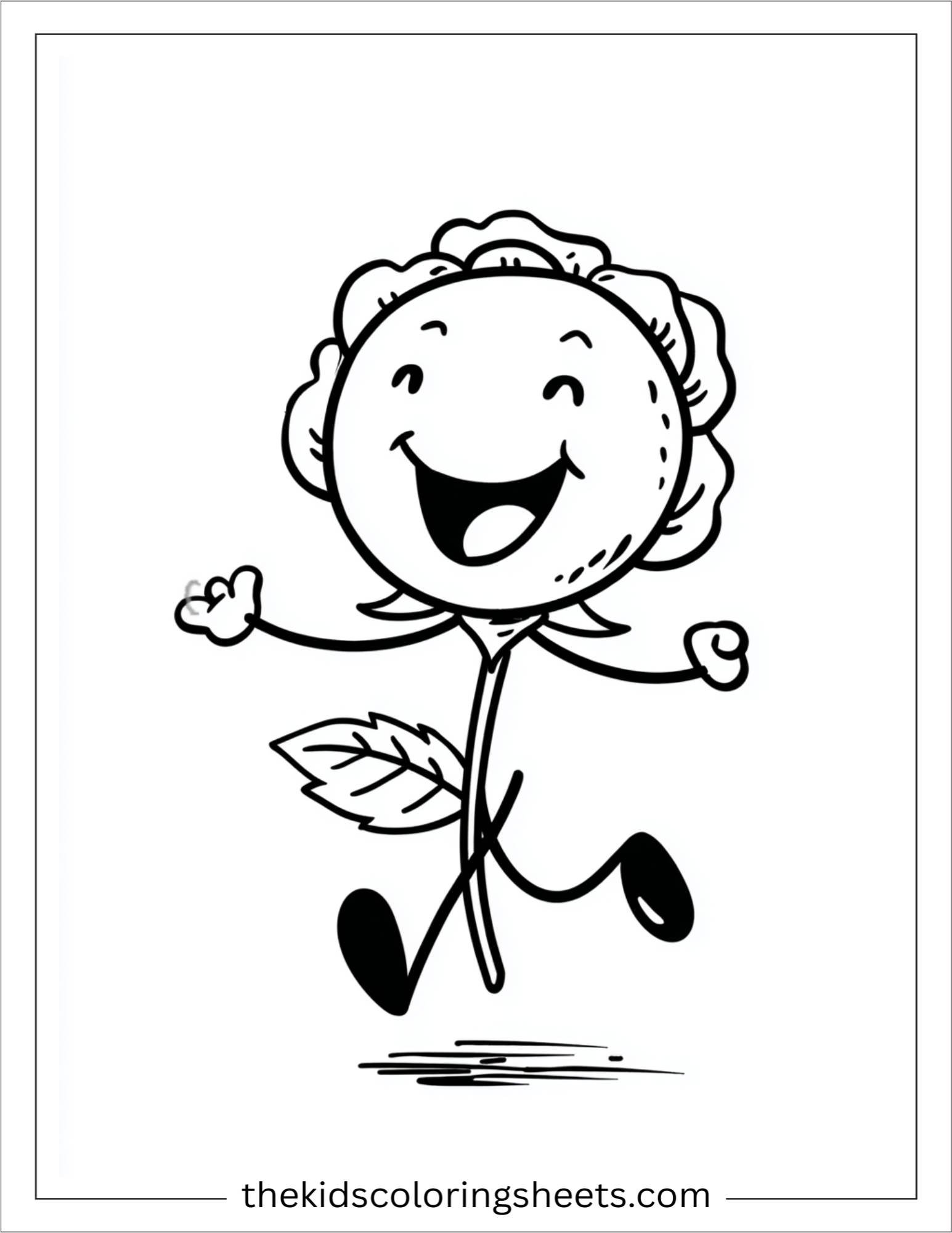 Rose Jumping with Joy