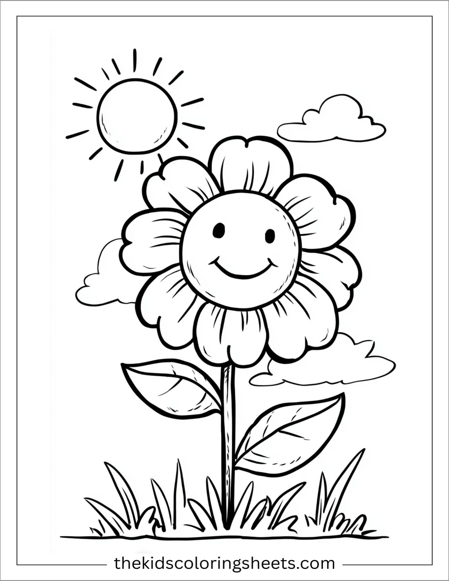 Rose with a Happy Sun