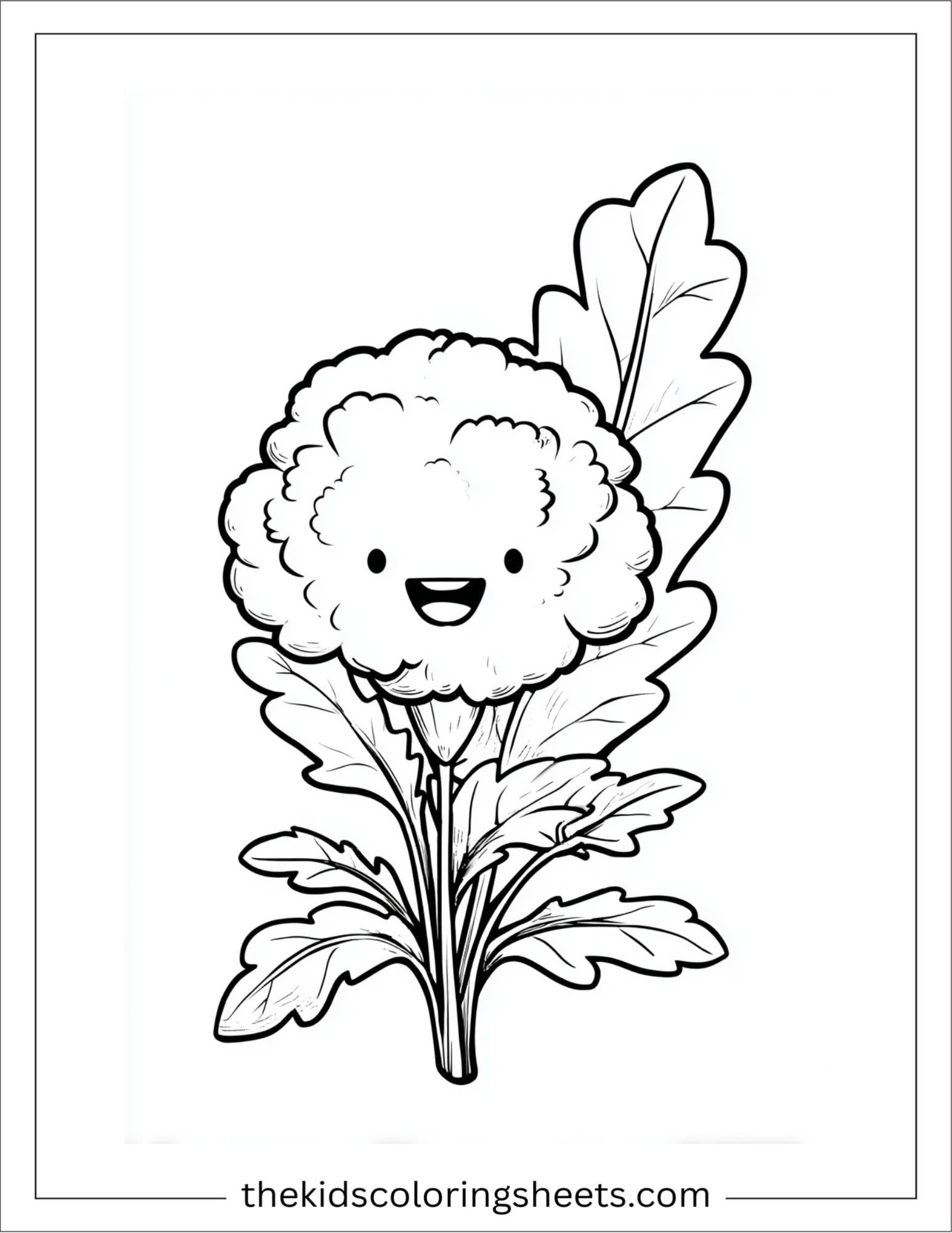 Shy marigold behind leaf