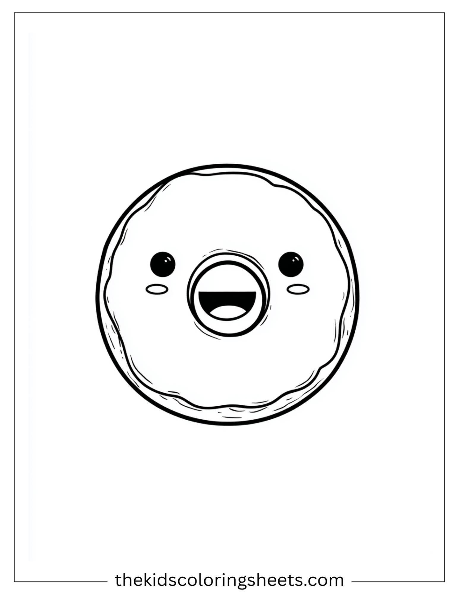 Smiling donut