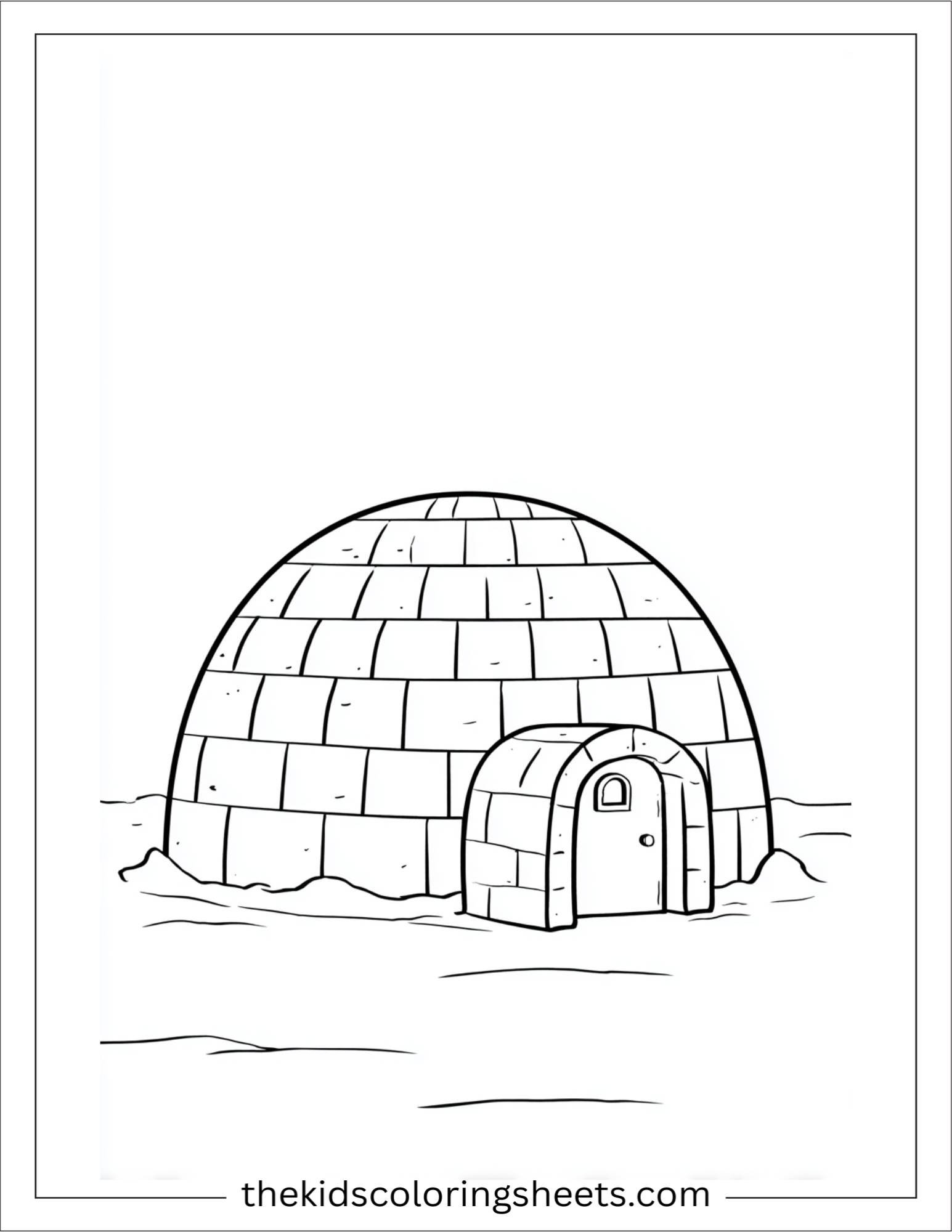 january igloo house
