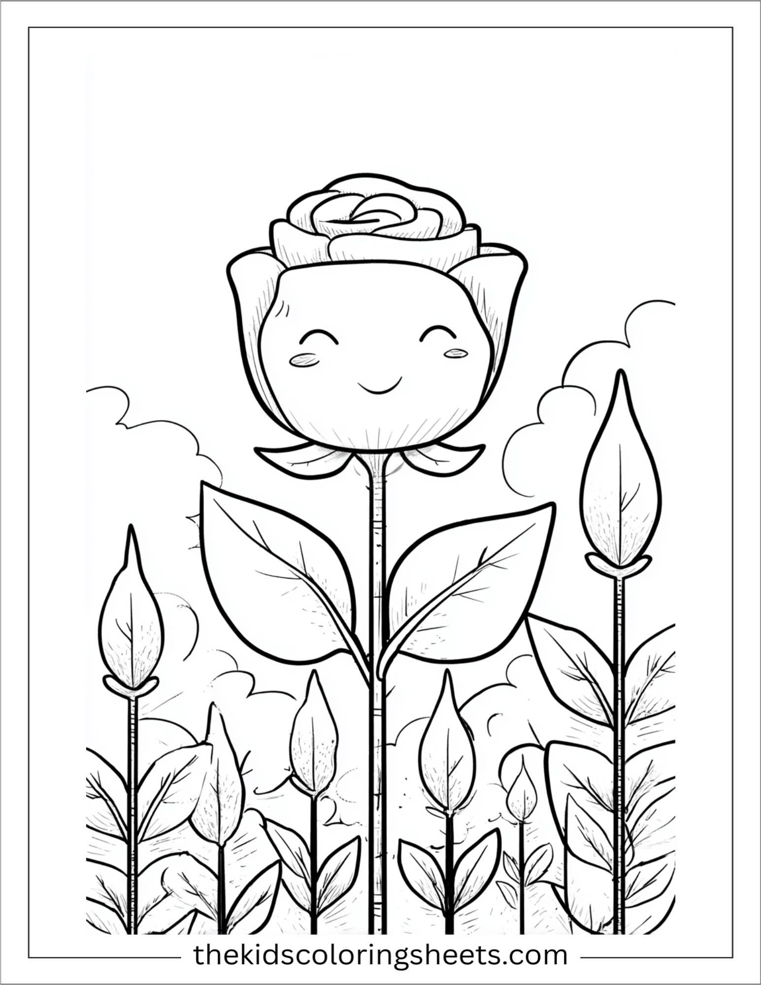 rose hiding in leaves