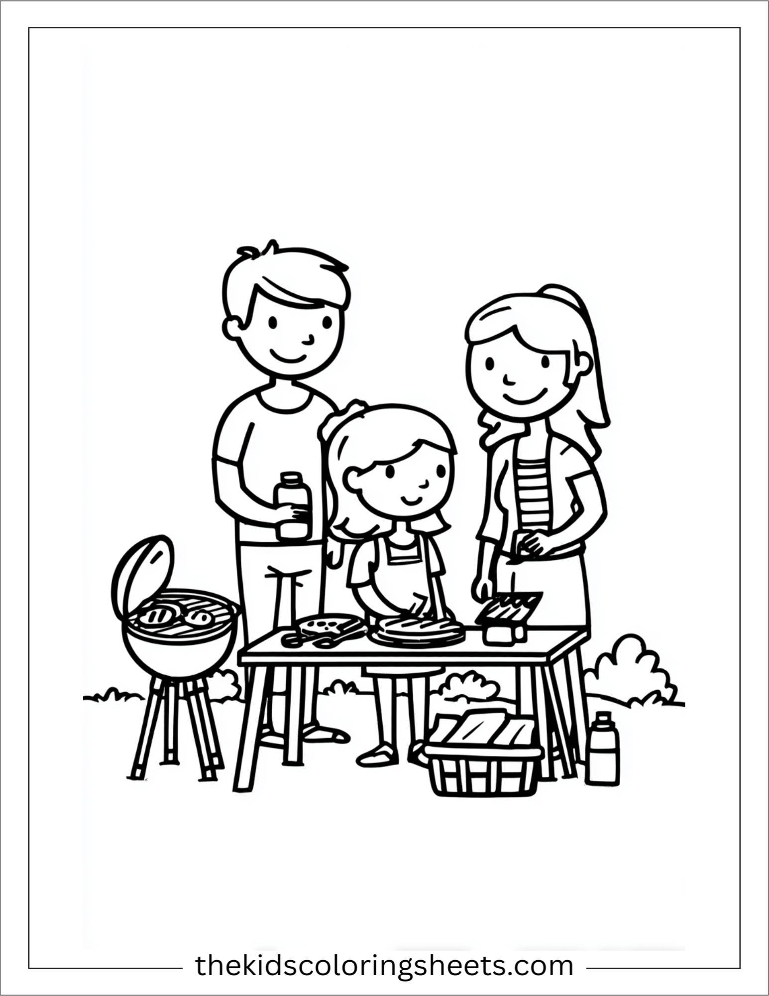 June bbq family picnic