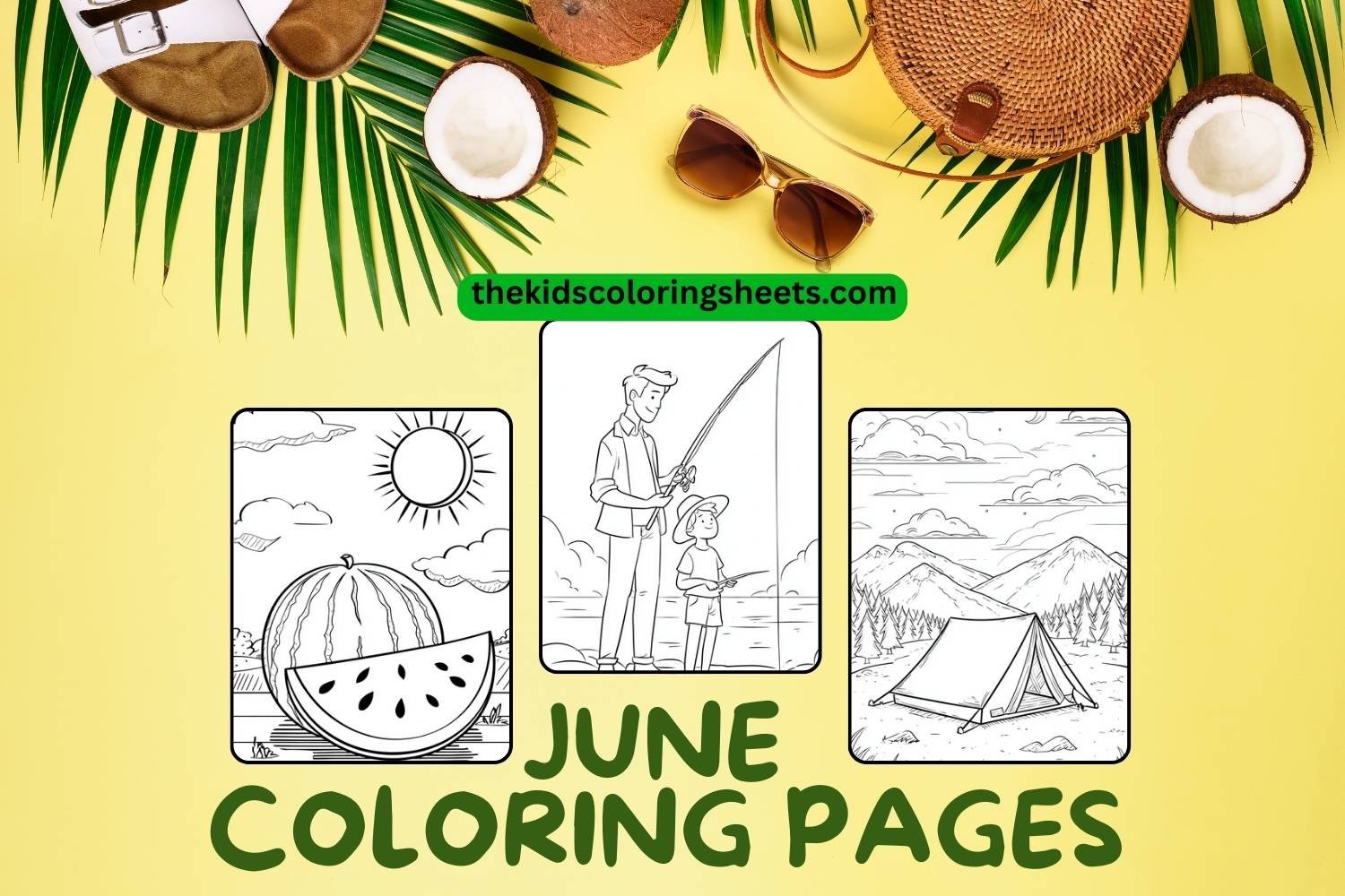 June coloring pages