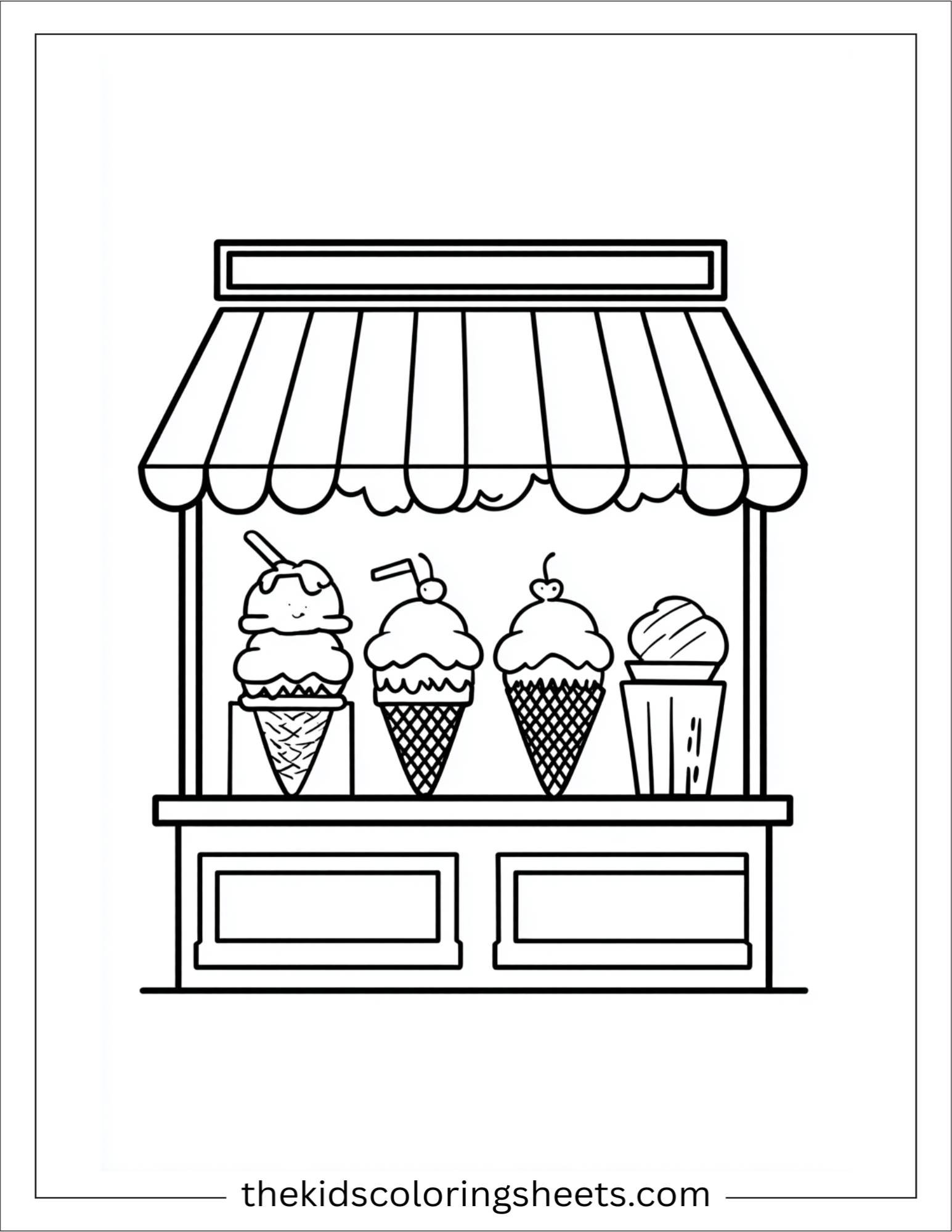 June ice cream stand