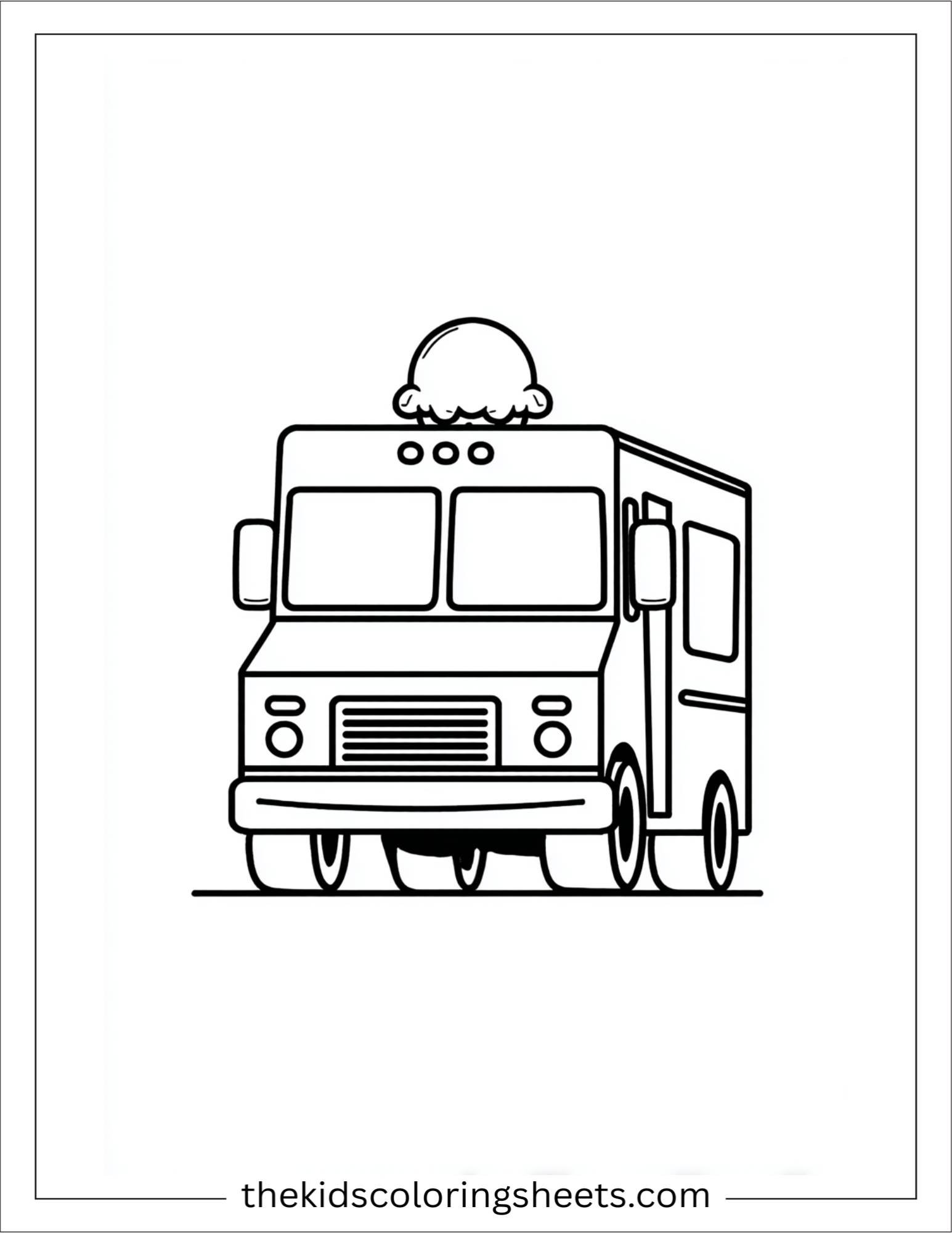 June ice cream truck visit