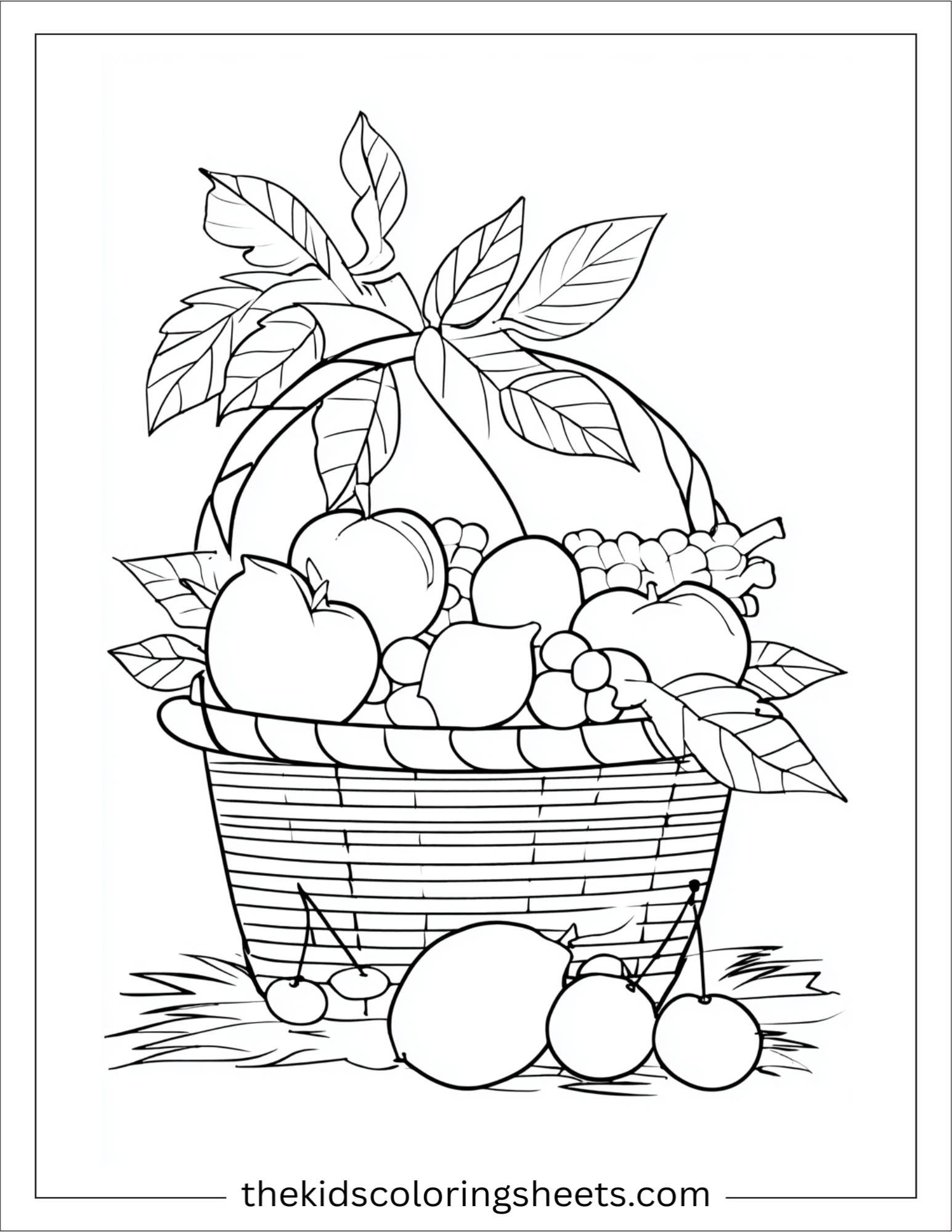 June summer fruit basket
