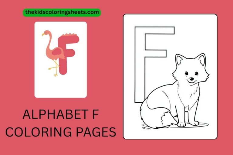 alphabet f coloring pages