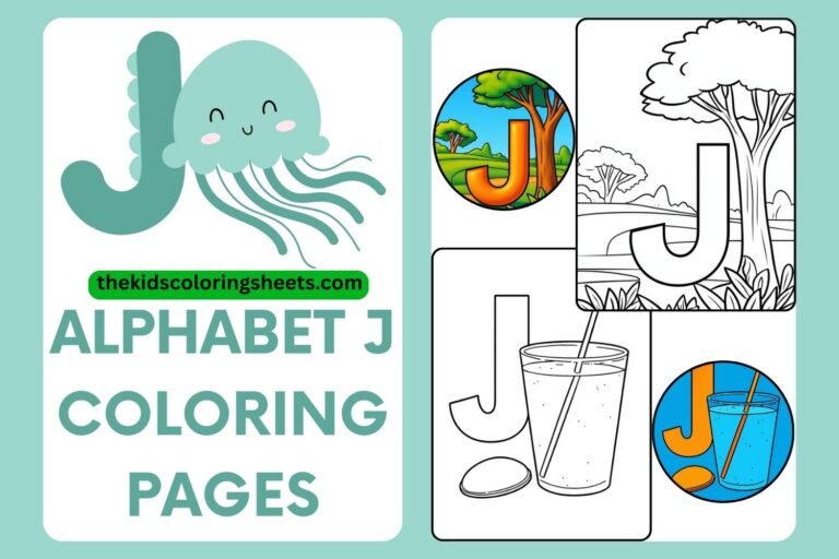 alphabet j coloring pages