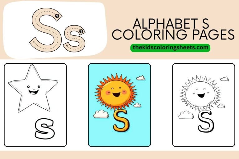 alphabet s coloring pages