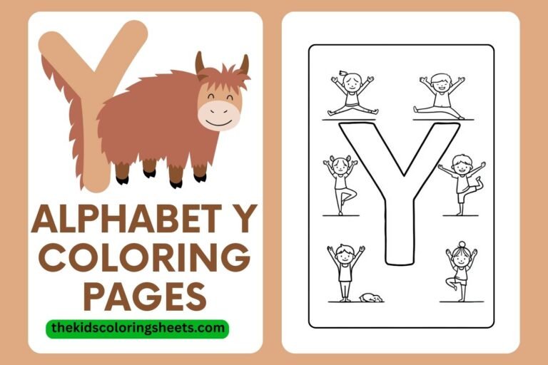 Fun & Easy Alphabet Y Coloring Pages for Kids