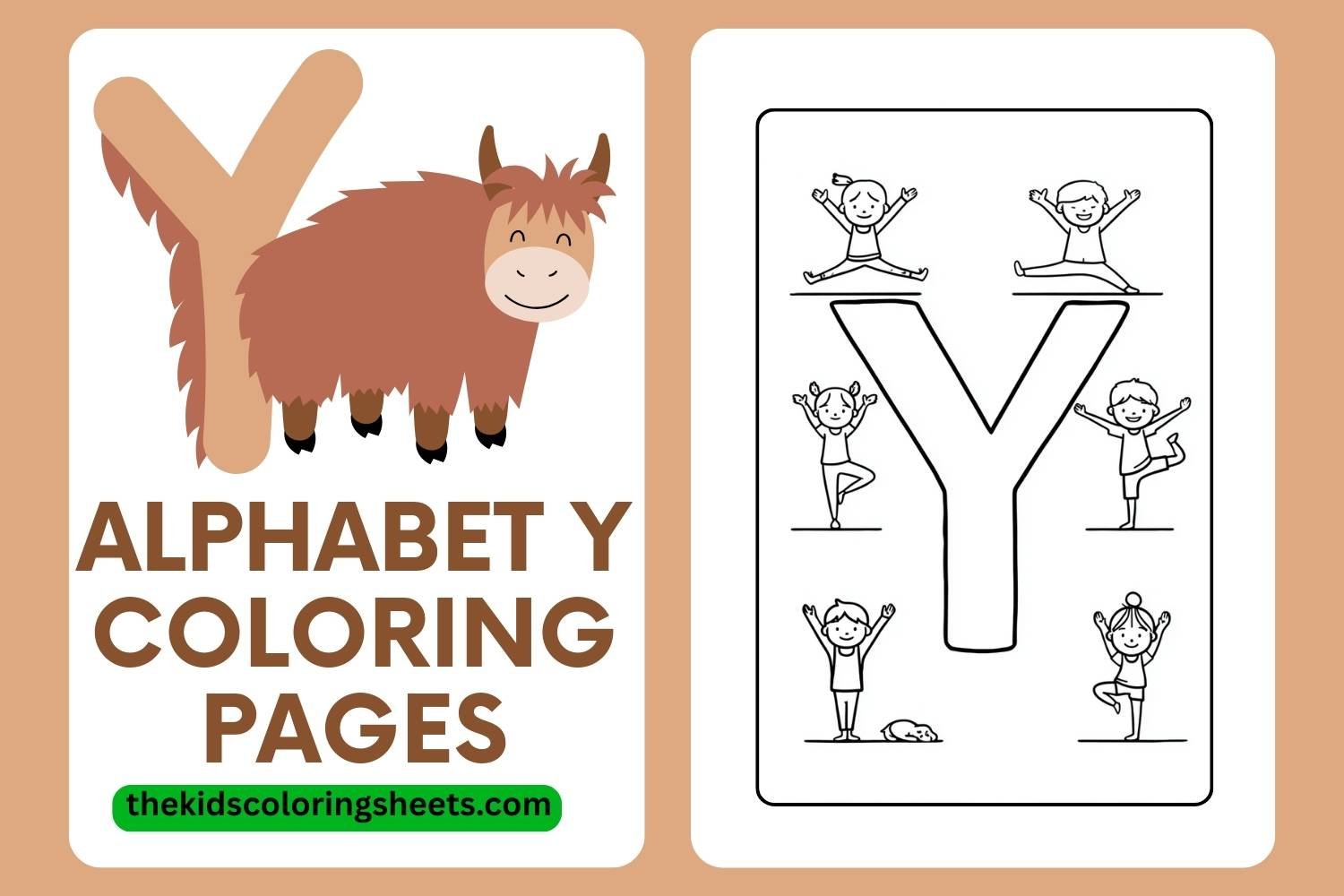 Fun & Easy Alphabet Y Coloring Pages for Kids